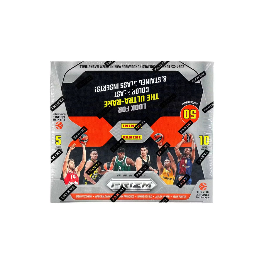 2024-25 Panini Prizm Turkish Airlines EuroLeague Basketball Hobby Box (Ships Sealed Only)