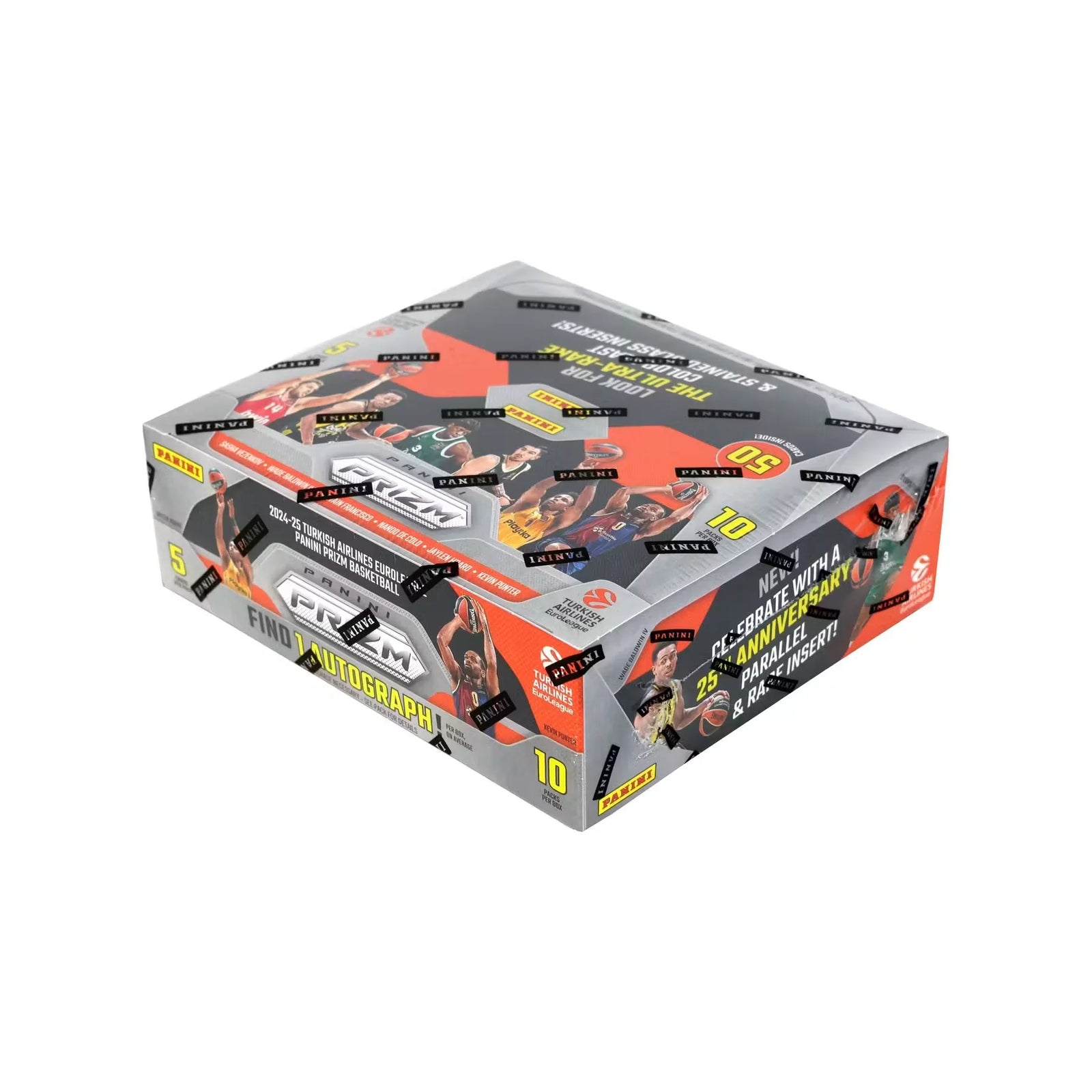 2024-25 Panini Prizm Turkish Airlines EuroLeague Basketball Hobby Box (Ships Sealed Only)