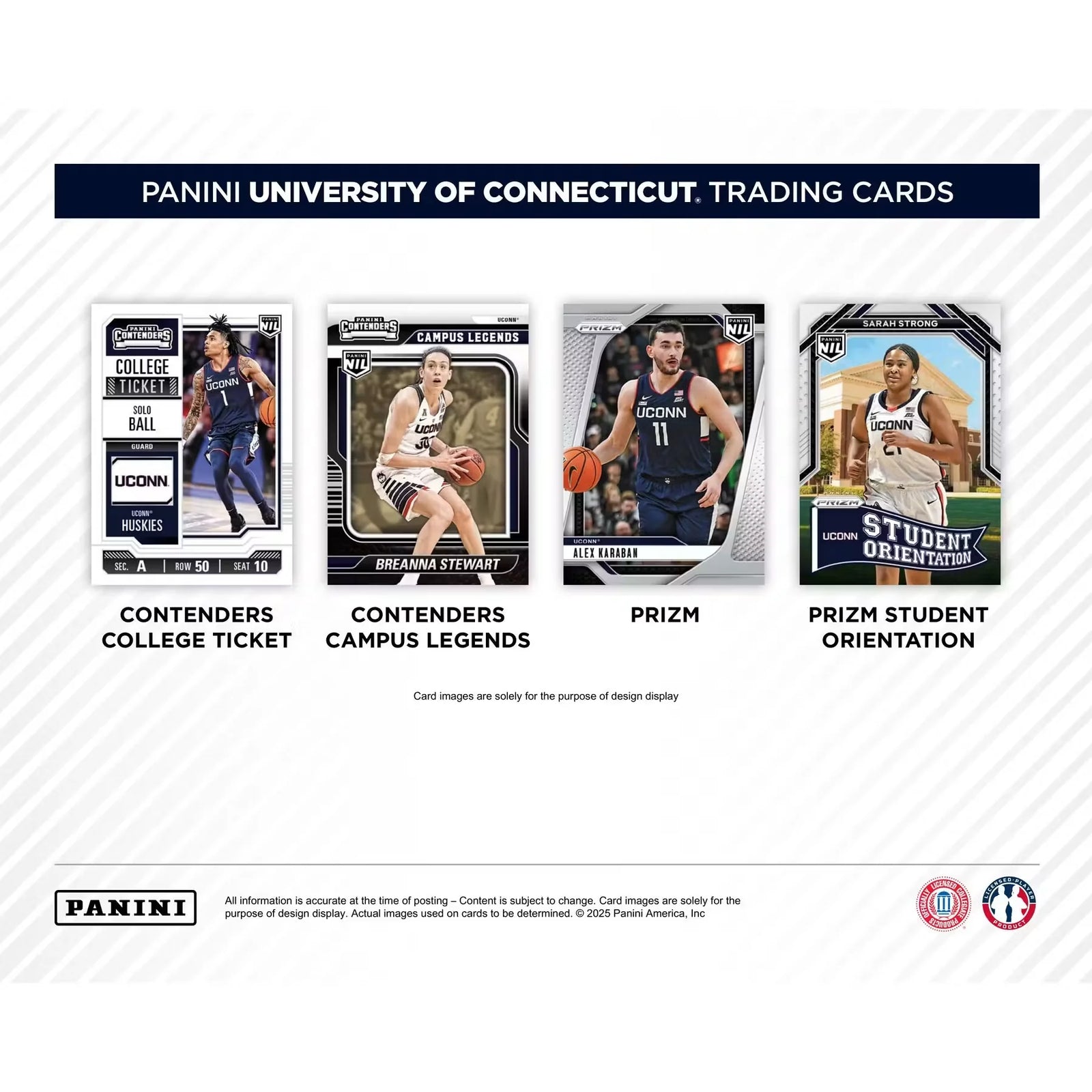 2024-25 Panini UConn Collegiate Basketball Hobby Box (Ships Sealed Only)