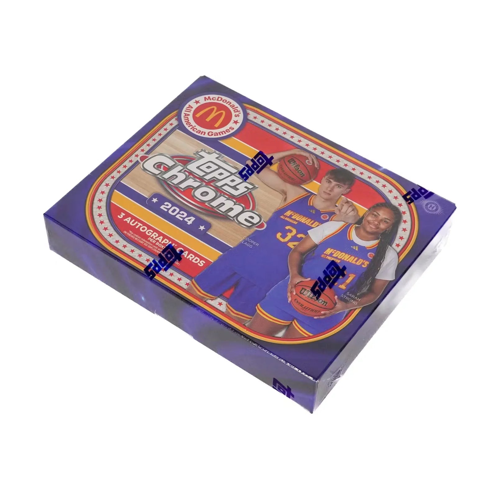 2024 Topps Chrome McDonald's All American Basketball Hobby Box | Cooper Flagg (Ships Sealed Only)