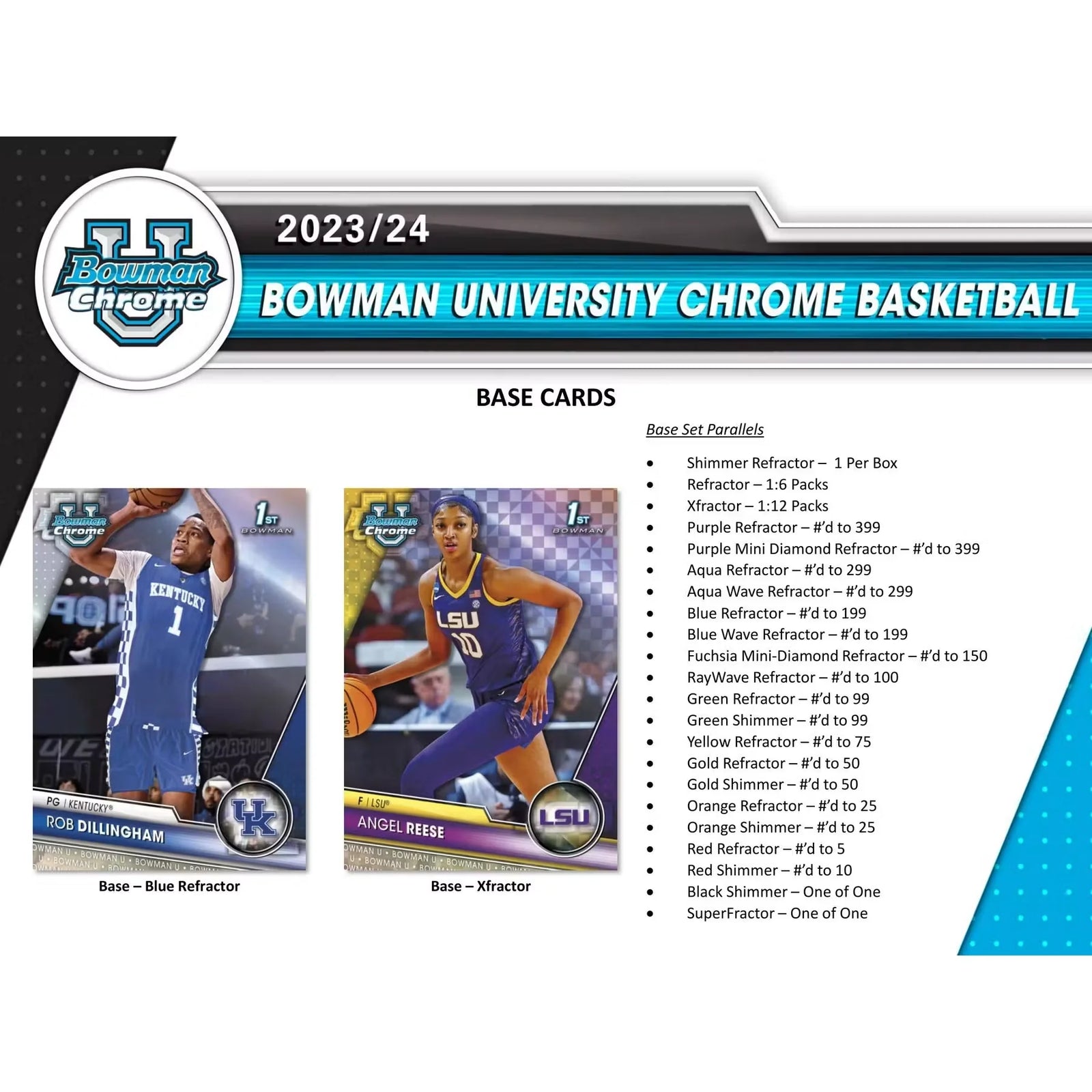 2023-24 Bowman University Chrome Basketball Delight Box (Ships Sealed Only) - D