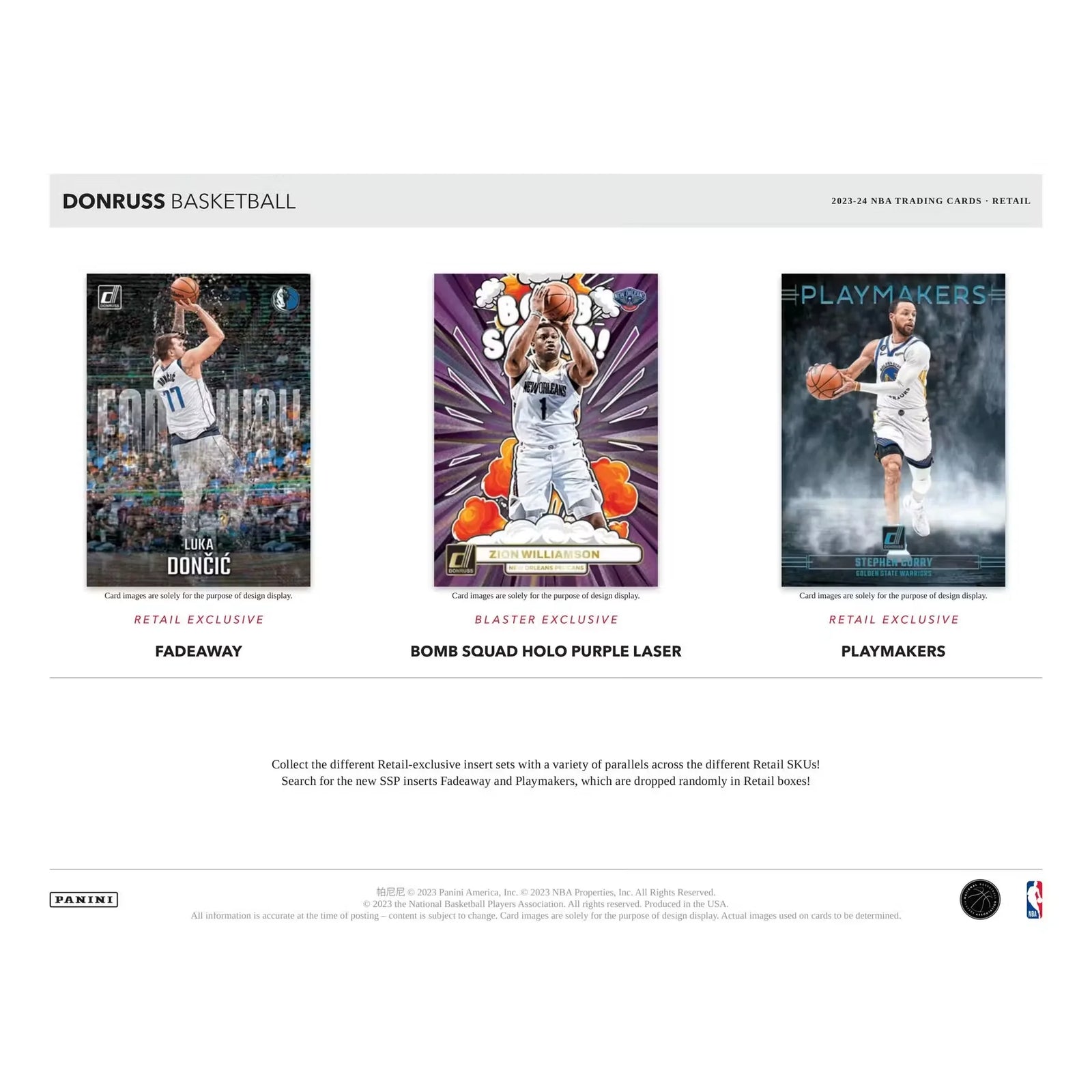 2023-24 Panini Donruss Basketball 24-Pack Retail Box (Ships Sealed Only)