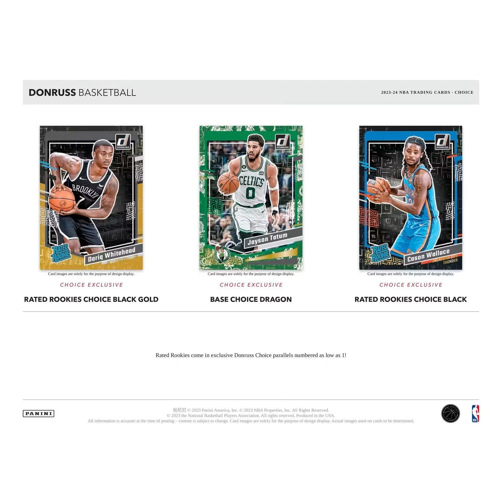 2023-24 Panini Donruss Basketball Choice Box | 2 Autographs (Ships Sealed Only)
