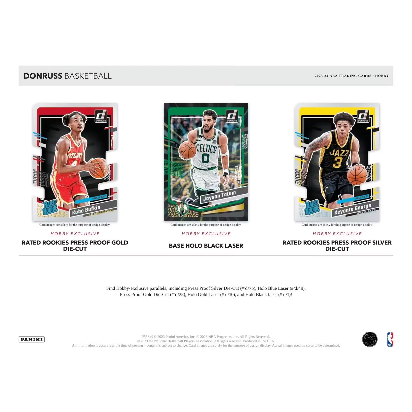 2023-24 Panini Donruss Basketball Hobby Box (Ships Sealed Only) - D