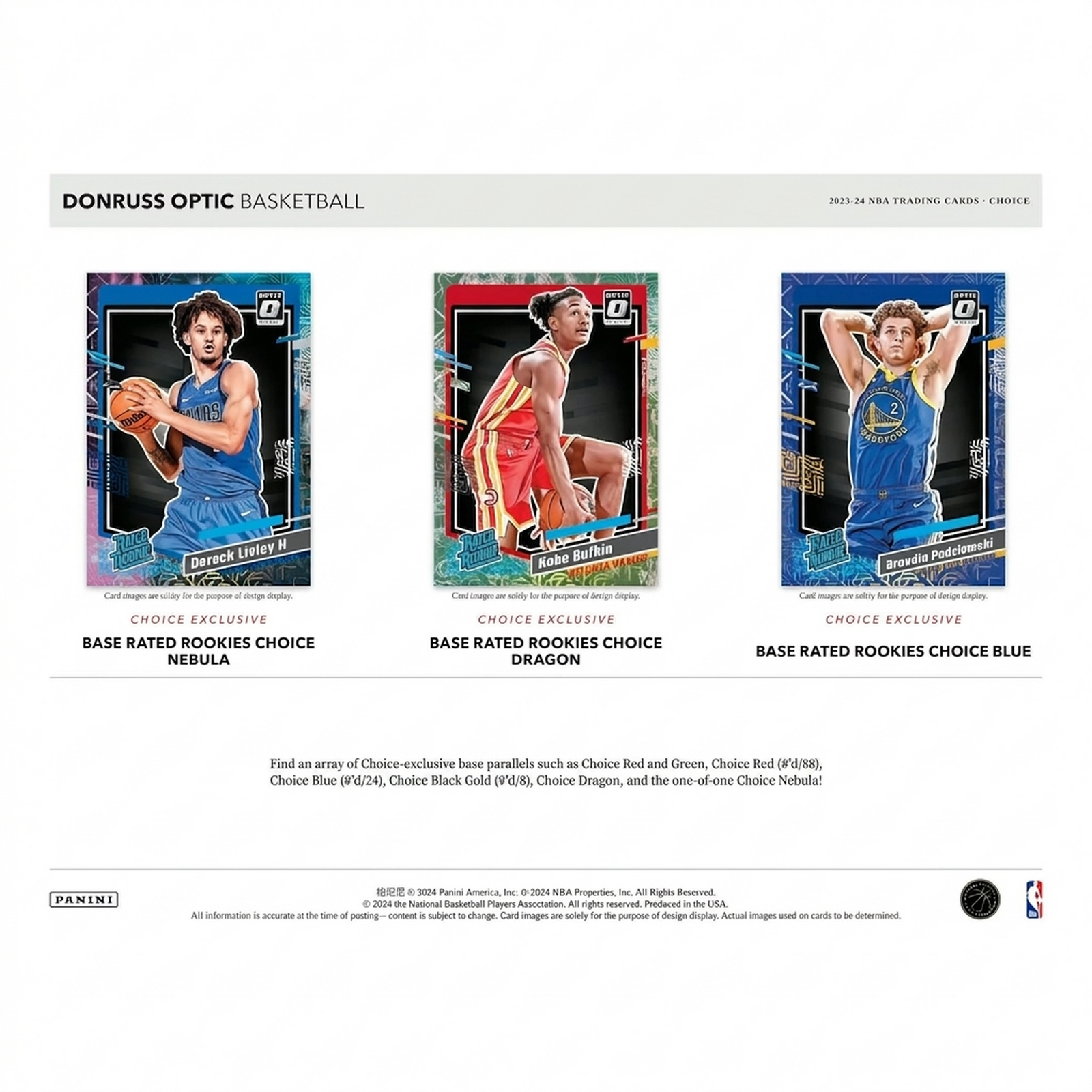 2023-24 Panini Donruss Optic Basketball Choice Box (Ships Sealed Only)