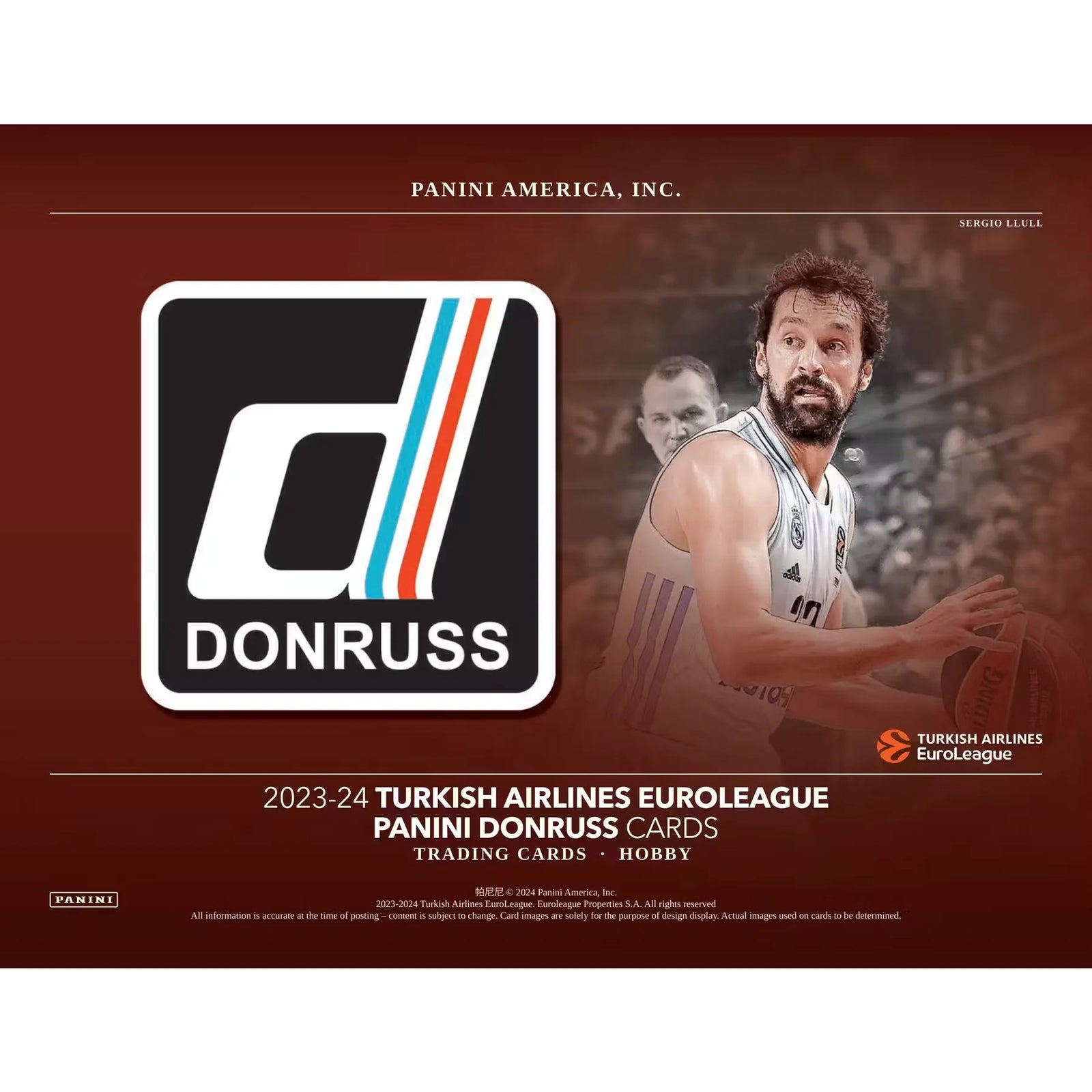 2023-24 Panini Donruss Turkish Airlines EuroLeague Basketball Hobby Box (Ships Sealed Only) - D