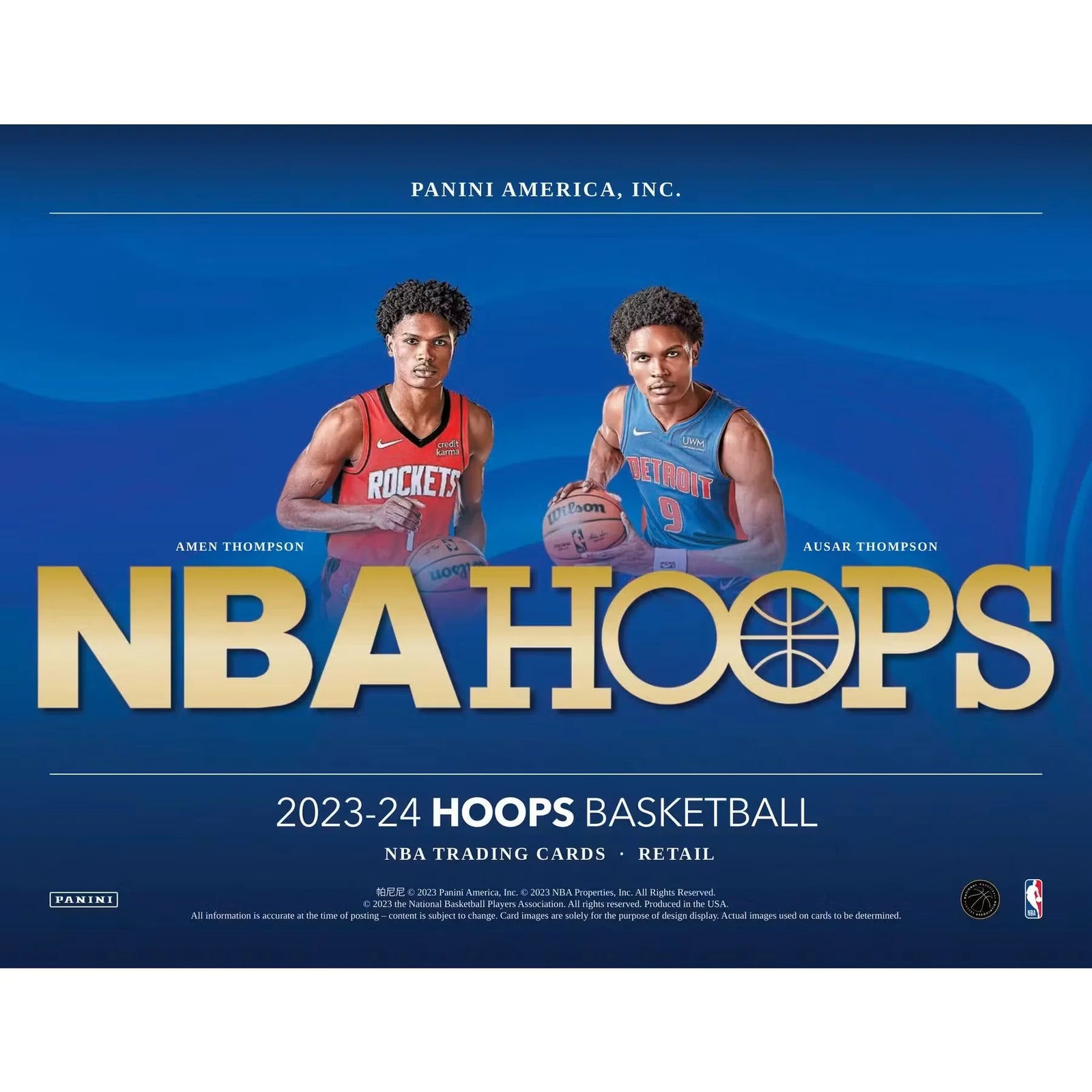 2023-24 Panini NBA Hoops Basketball Blaster Box | 6 Packs (Ships Sealed Only)