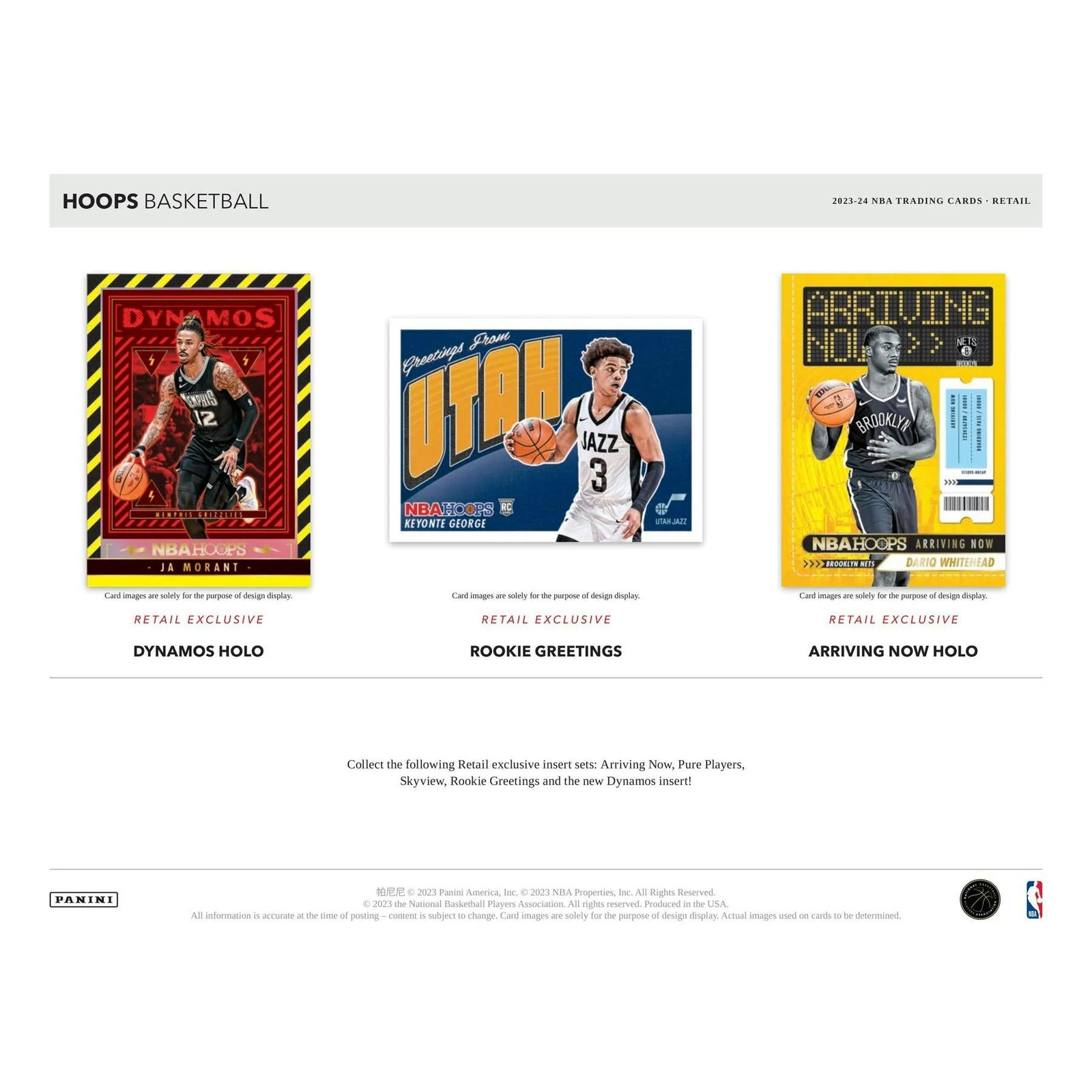 2023-24 Panini NBA Hoops Basketball Blaster Box | 6 Packs (Ships Sealed Only)