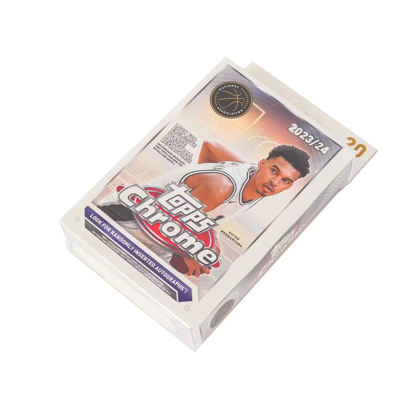 2023-24 Topps Chrome Basketball Hanger Box | Orange Refractors (Ships Sealed Only)