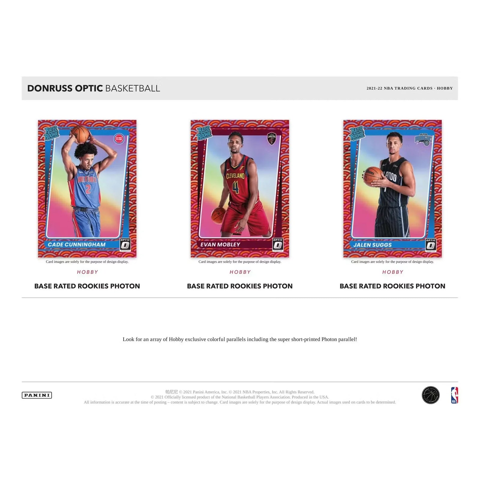2021-22 Panini Donruss Optic Basketball Hobby Box (Ships Sealed Only) - D