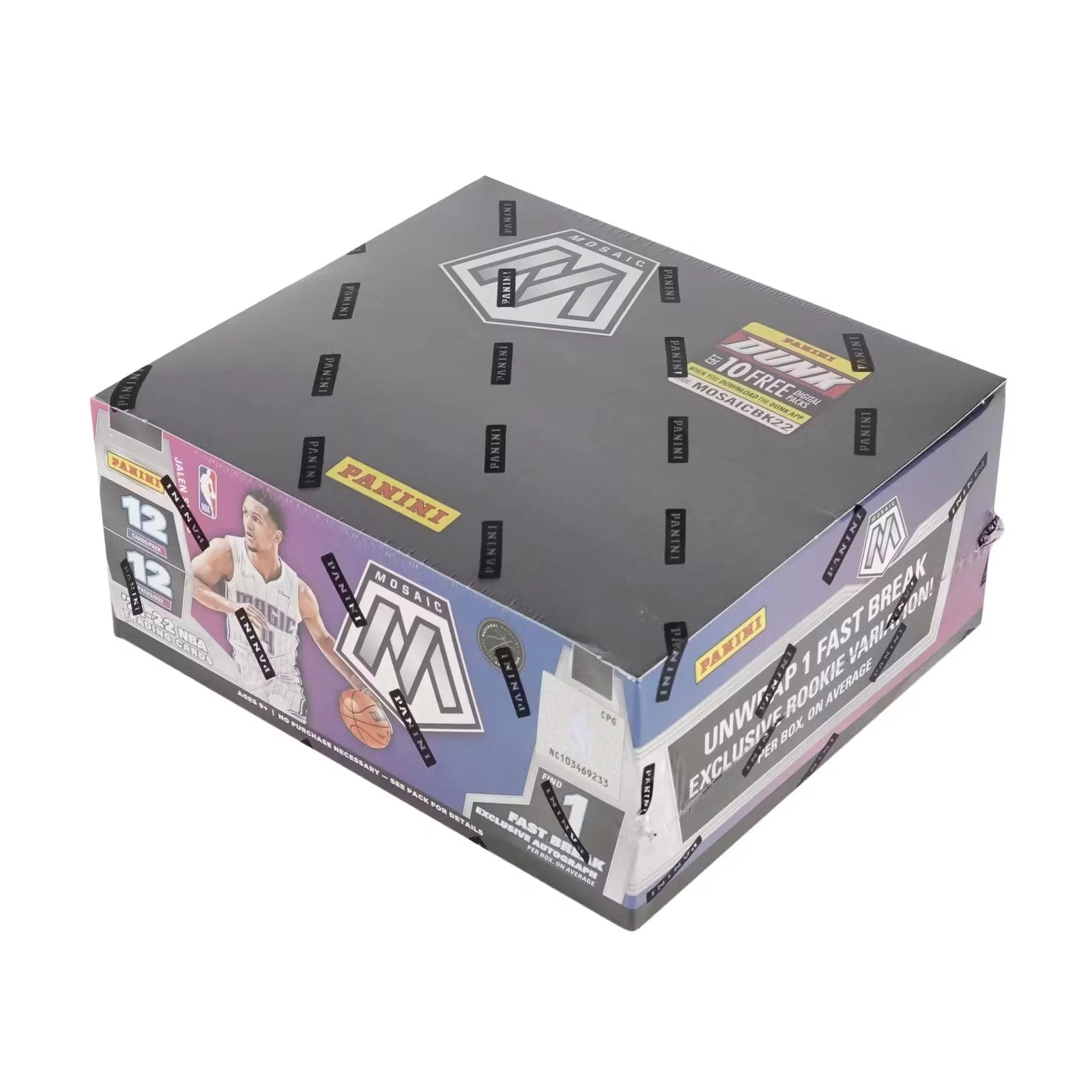 2021-22 Panini Mosaic Basketball Fast Break Box (Ships Sealed Only)