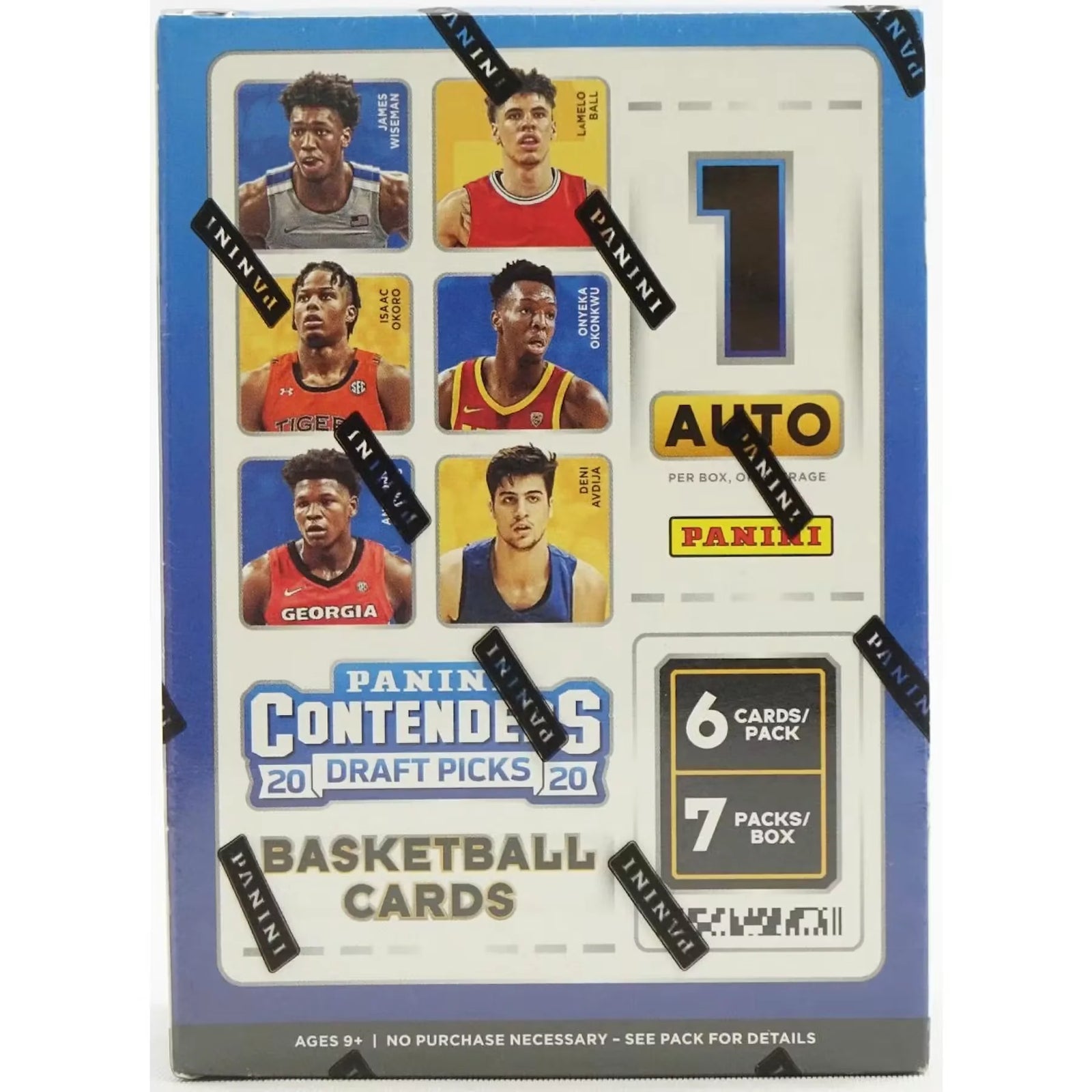 2020-21 Panini Contenders Draft Basketball Blaster Box (Ships Sealed Only) - D
