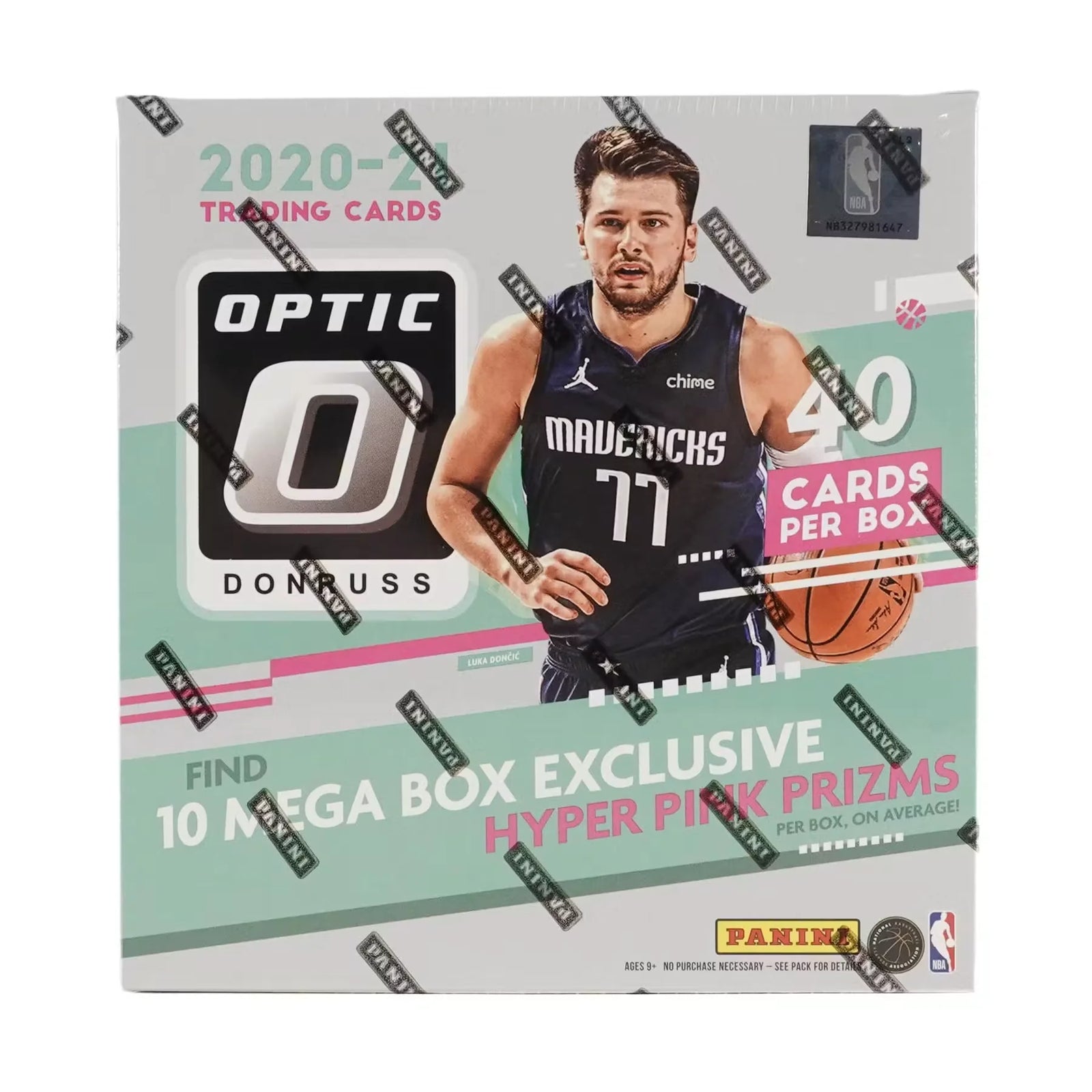 2020-21 Panini Donruss Optic Basketball 40-Card Mega Box (Hyper Pink Prizms!) (Ships Sealed Only)