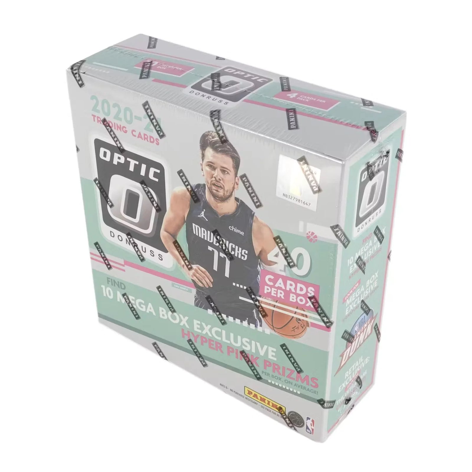 2020-21 Panini Donruss Optic Basketball 40-Card Mega Box (Hyper Pink Prizms!) (Ships Sealed Only)