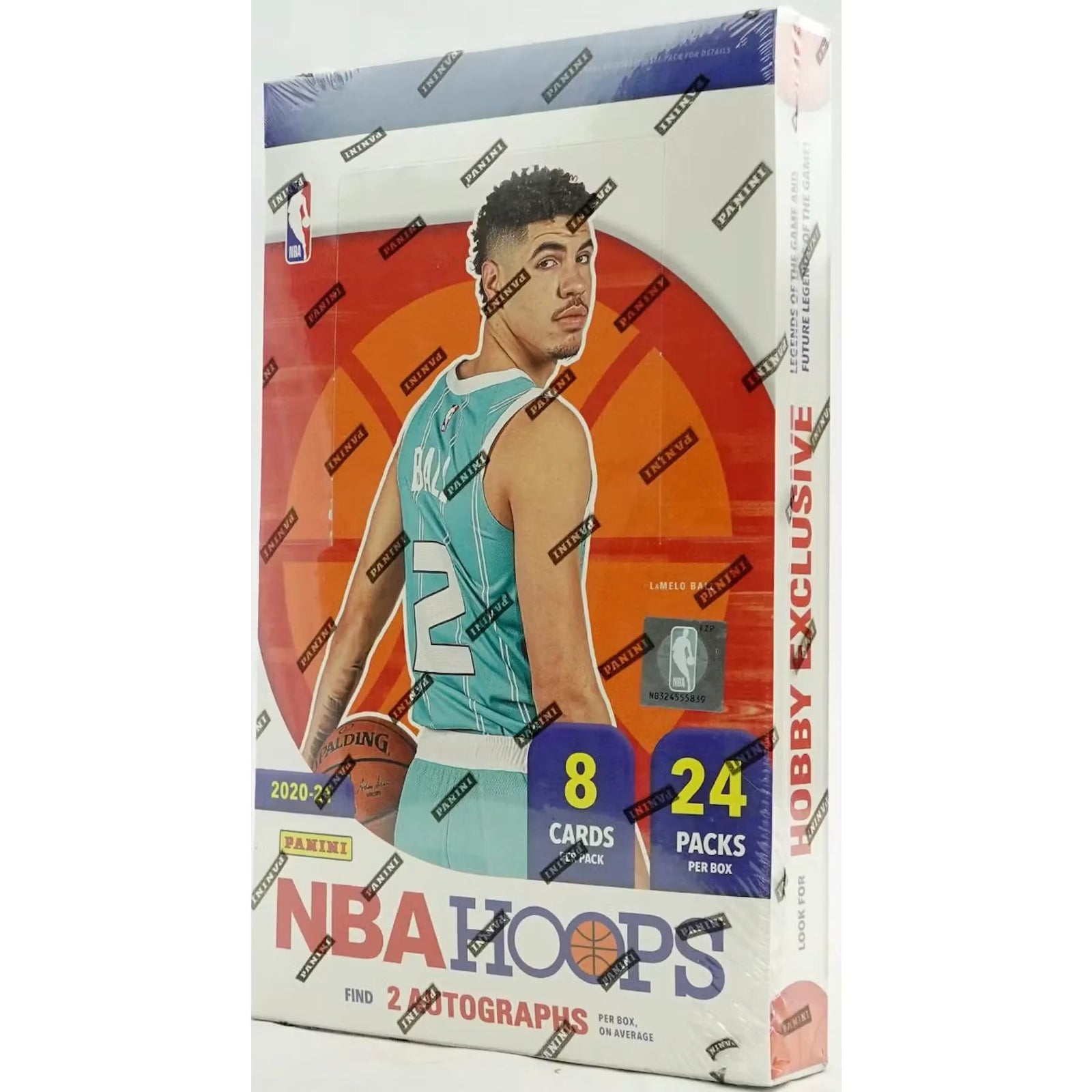 2020-21 Panini NBA Hoops Basketball Hobby Box (Ships Sealed Only) - D2