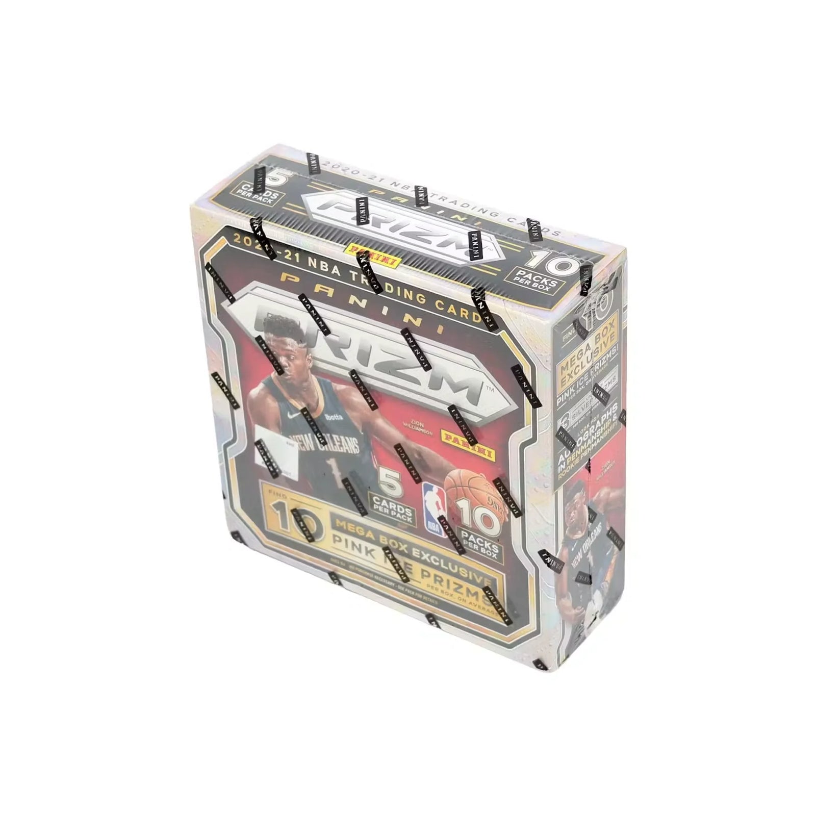 2020-21 Panini Prizm Basketball 50-Card Mega Box | Pink Ice Prizms (Ships Sealed Only)