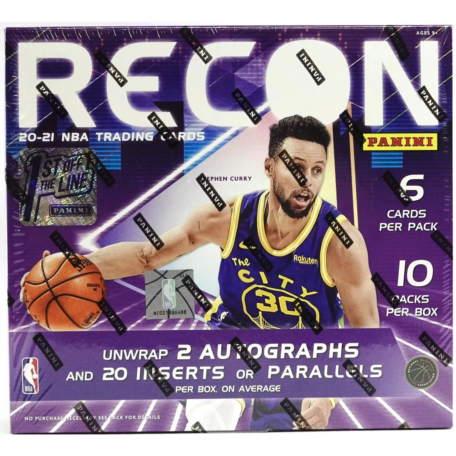 2020-21 Panini Recon Basketball 1st Off The Line FOTL Hobby Box (Ships Sealed Only) - D