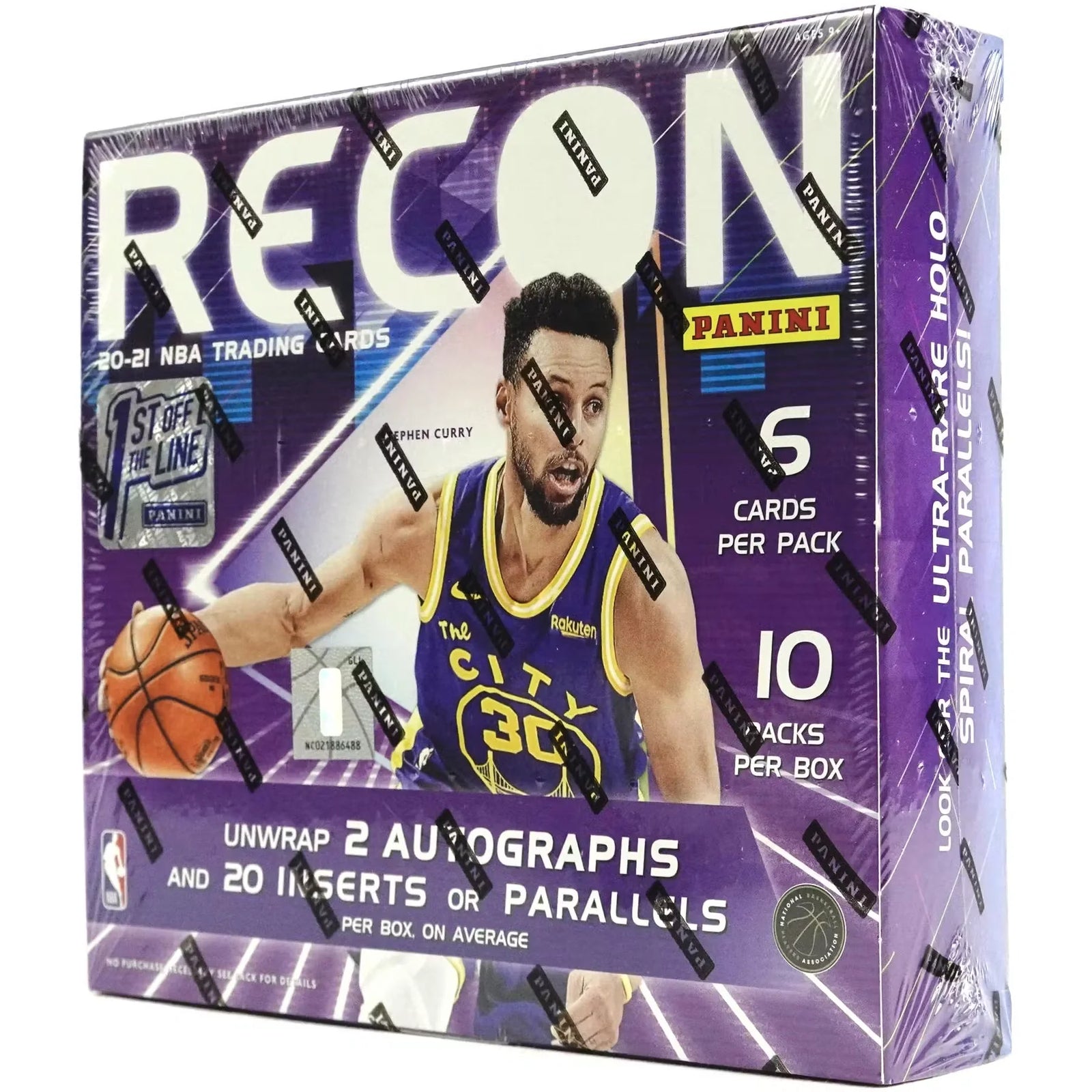 2020-21 Panini Recon Basketball 1st Off The Line FOTL Hobby Box (Ships Sealed Only) - D