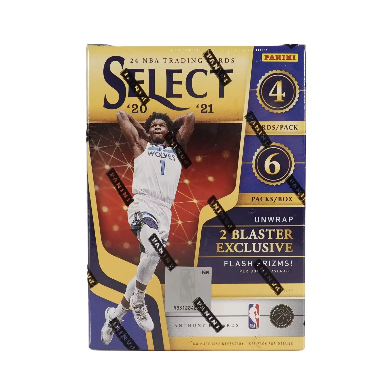 2020-21 Panini Select Basketball Blaster Box (Flash Prizms!) (Ships Sealed Only) - D