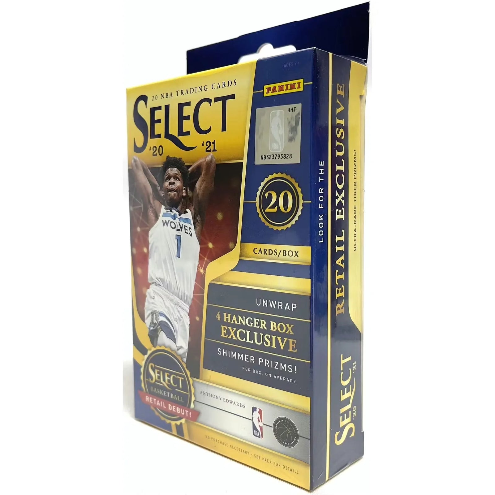 2020-21 Panini Select Basketball Hanger Box (Shimmer Prizms!) (Ships Sealed Only) - D