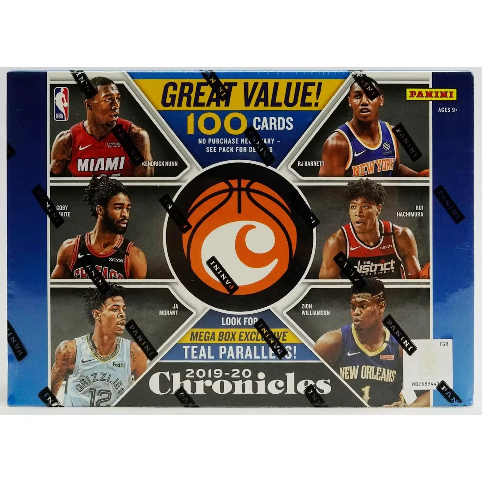 2019-20 Panini Chronicles Basketball Mega Box (Ships Sealed Only) - D