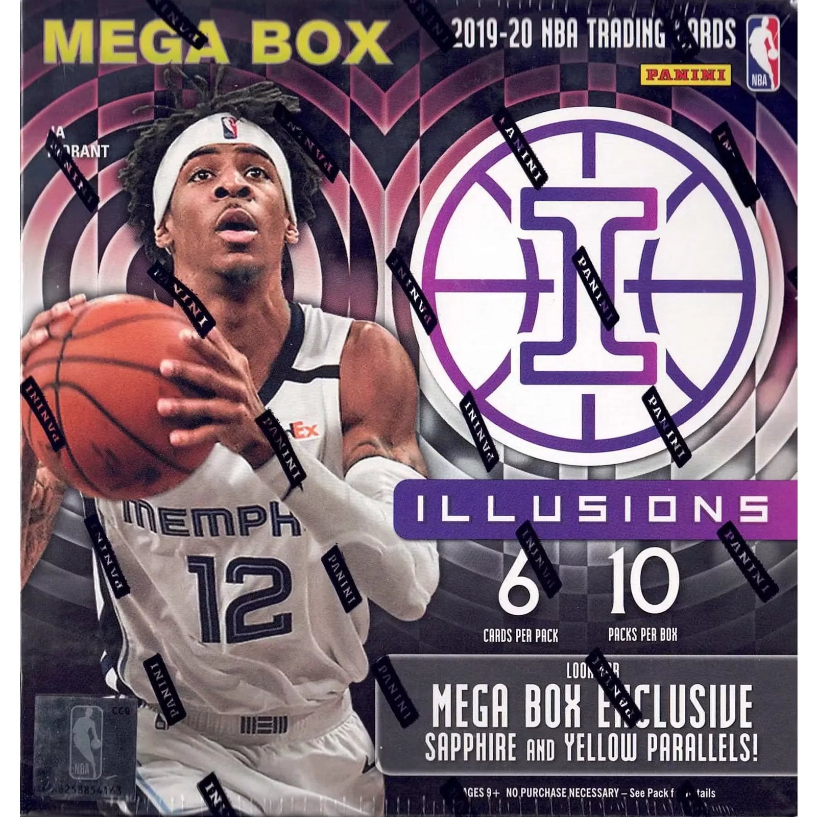 2019-20 Panini Illusions Basketball Mega Box | Retail Exclusive (Ships Sealed Only)