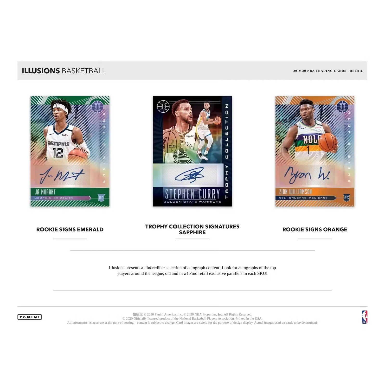 2019-20 Panini Illusions Basketball Mega Box | Retail Exclusive (Ships Sealed Only)