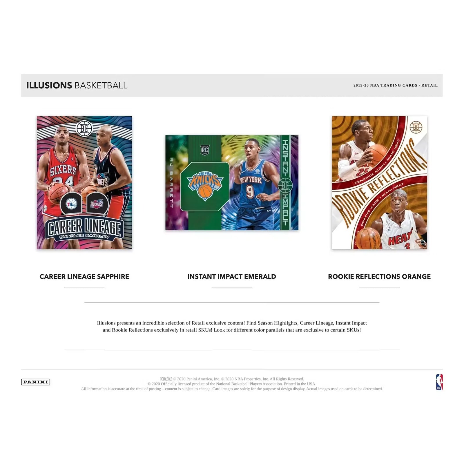 2019-20 Panini Illusions Basketball Mega Box | Retail Exclusive (Ships Sealed Only)