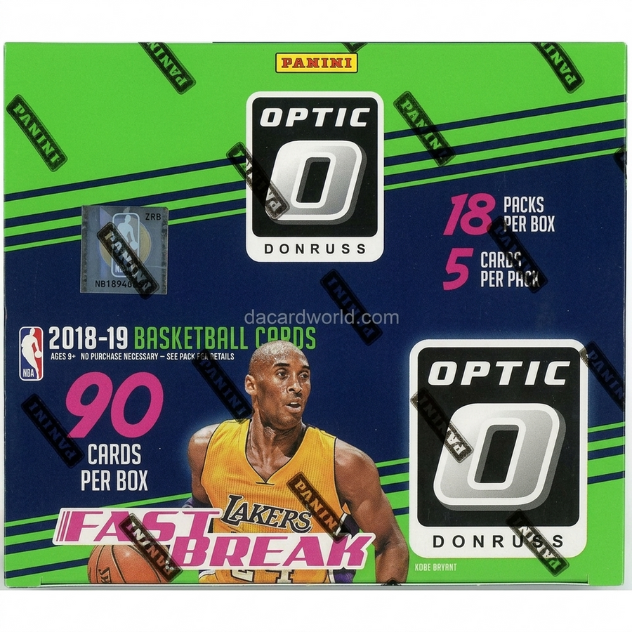 2018-19 Panini Donruss Optic Fast Break Basketball Box (Ships Sealed Only)