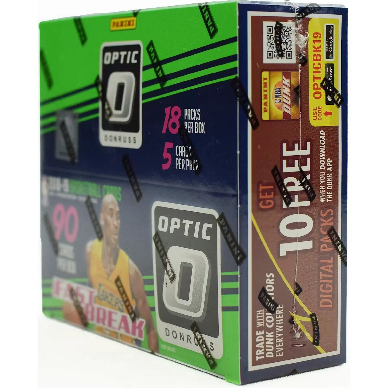 2018-19 Panini Donruss Optic Fast Break Basketball Box (Ships Sealed Only)
