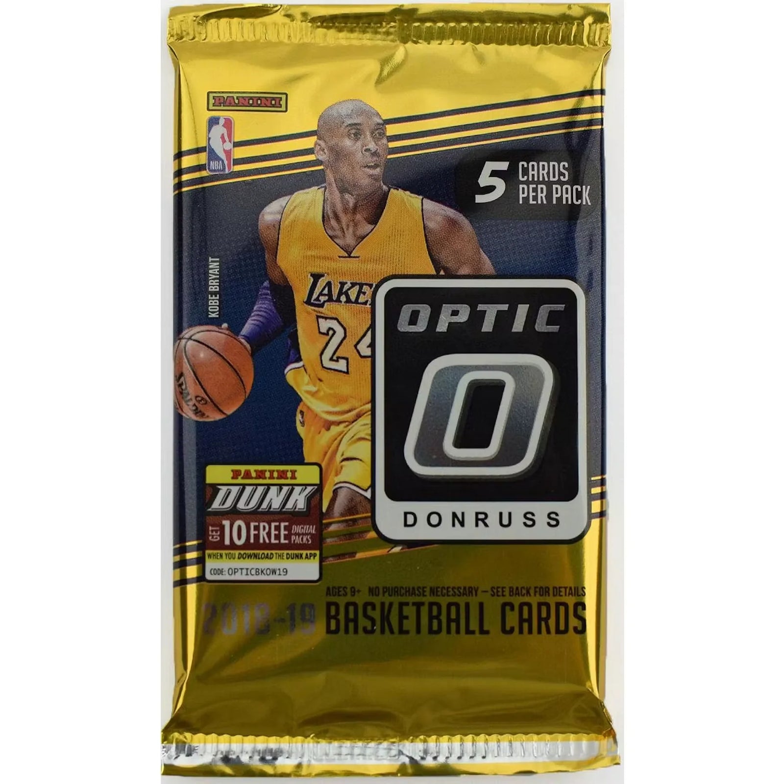 2018-19 Panini Donruss Optic Fast Break Basketball Box (Ships Sealed Only)