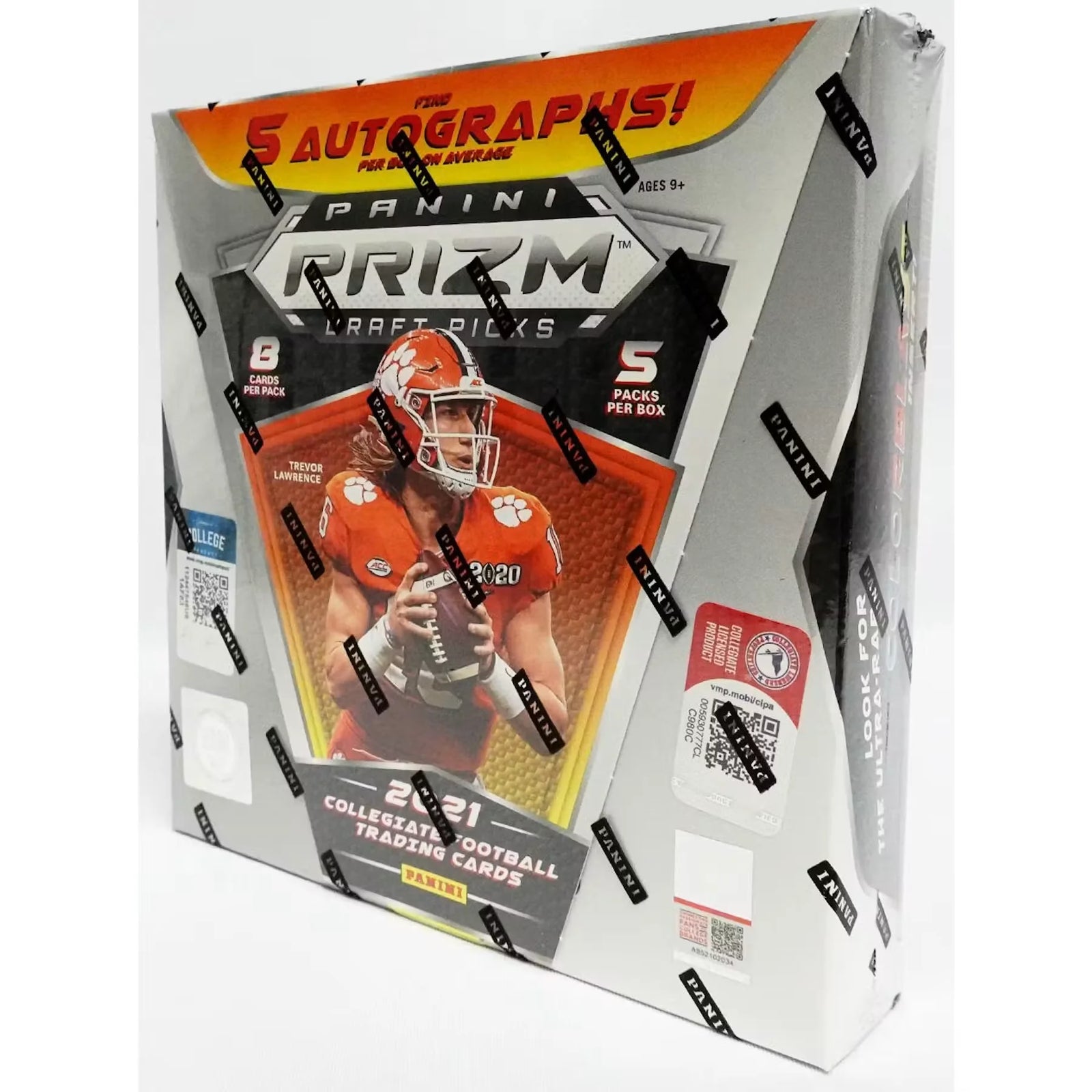 2021 Panini Prizm Draft Picks Football Hobby Box (Ships Sealed Only) - D