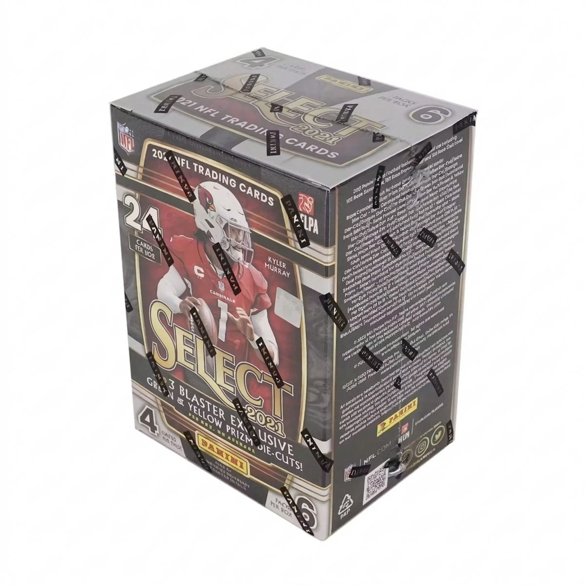 2021 Panini Select Football Blaster Box | Green & Yellow Prizms (Ships Sealed Only)