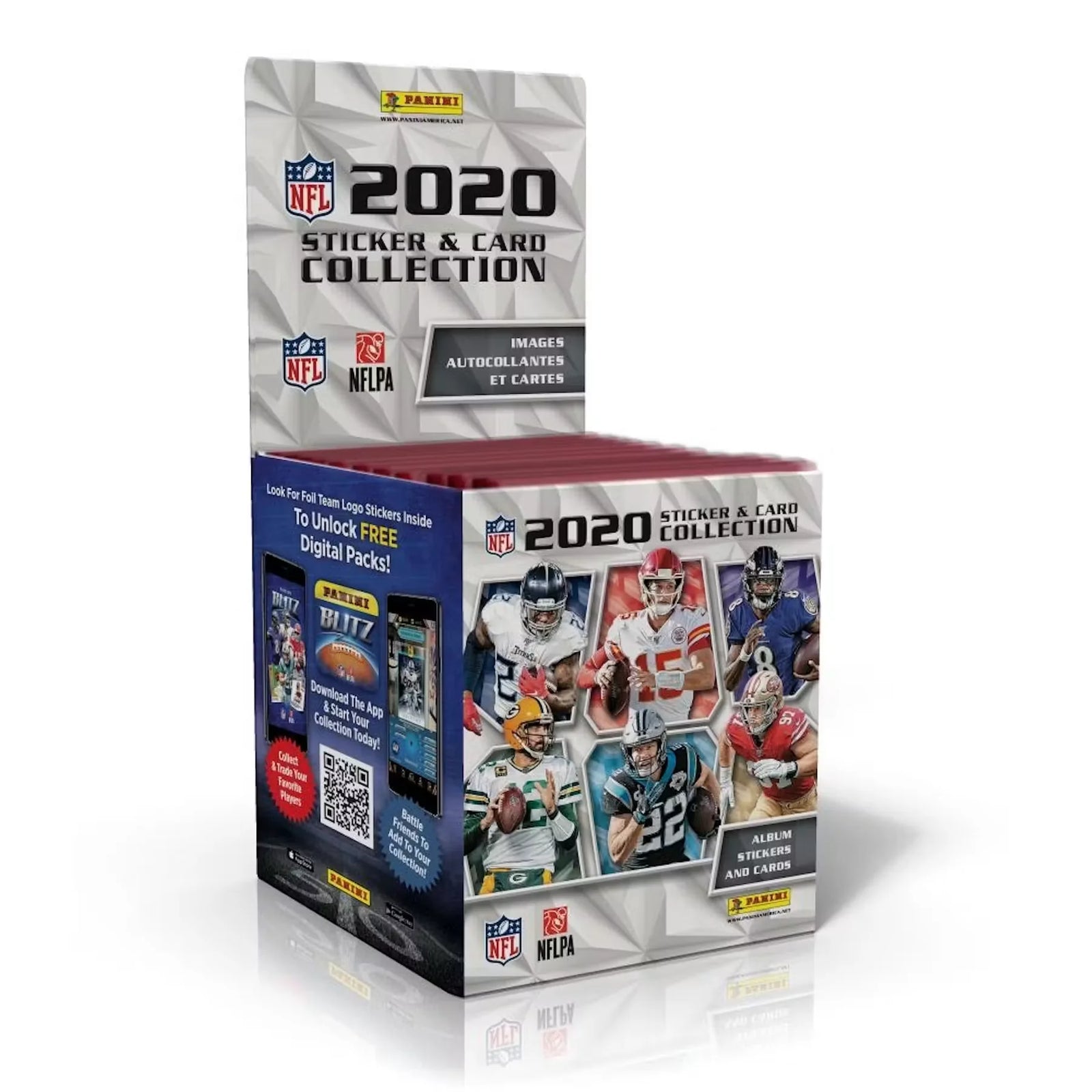 2020 Panini NFL Football Sticker Collection Box | 563 Stickers + 100 Cards (Ships Sealed Only)