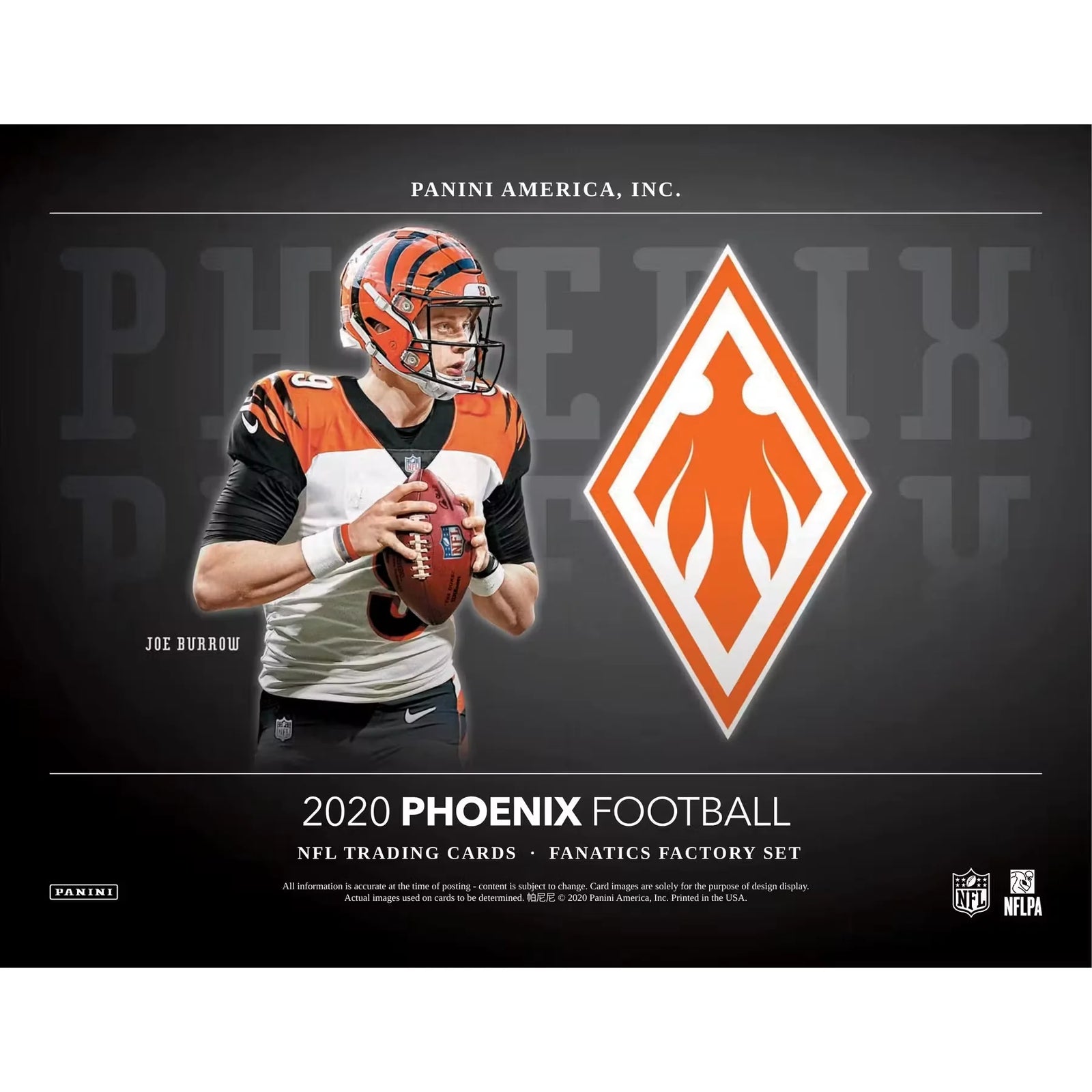 2020 Panini Phoenix Football Factory Set | 200 Cards (Ships Sealed Only)