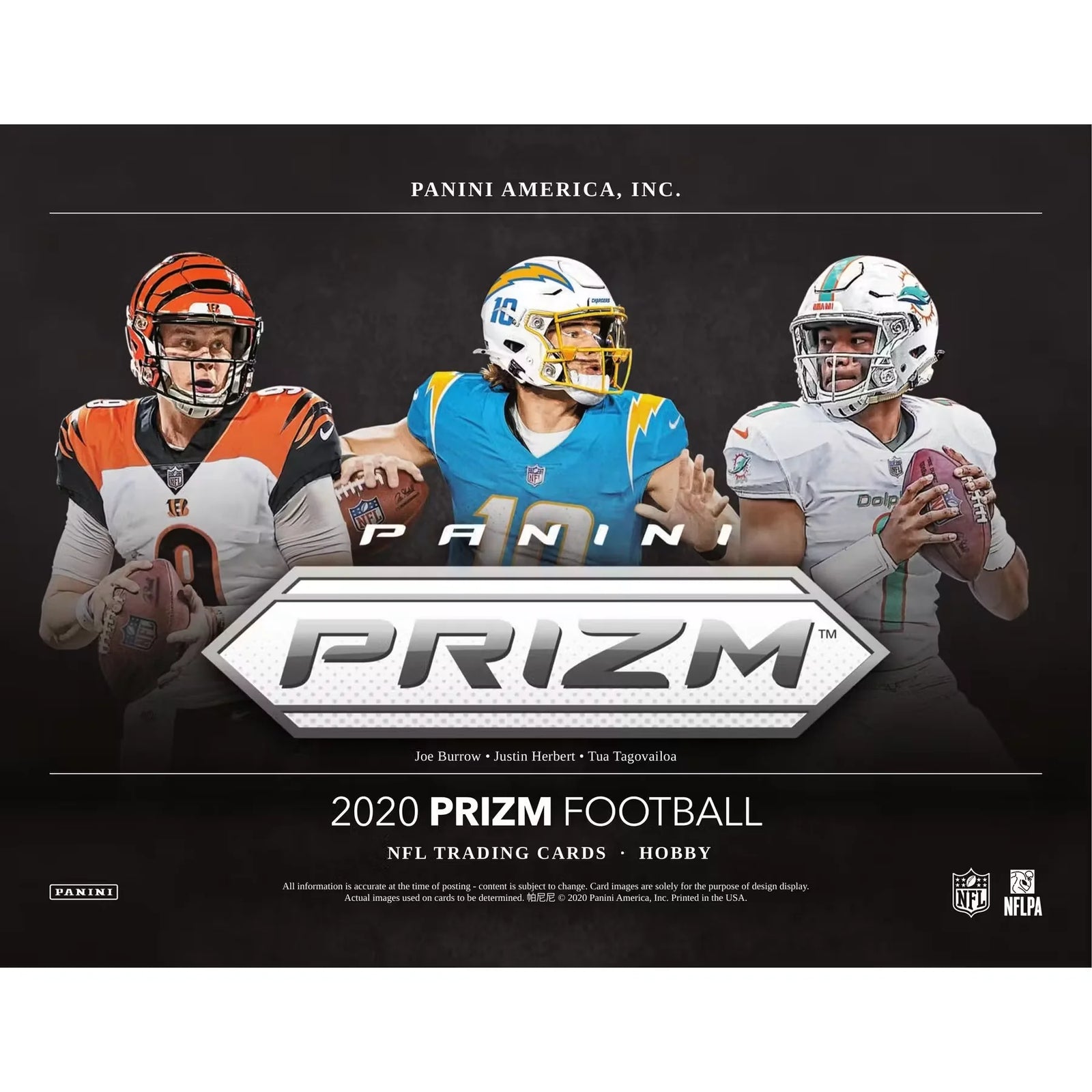 2020 Panini Prizm Football Hobby Box | Joe Burrow Rookie (Ships Sealed Only)