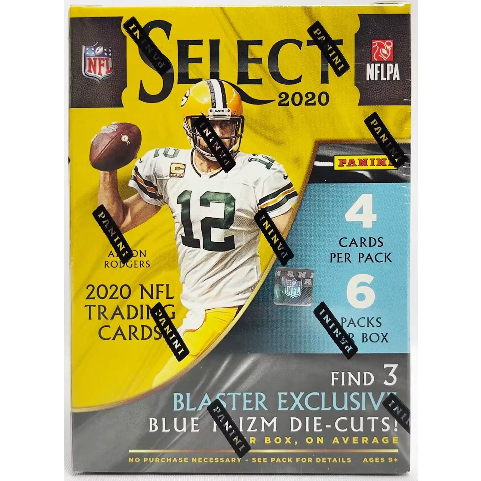 2020 Panini Select Football Blaster Box | Blue Prizm Die-Cuts (Ships Sealed Only)