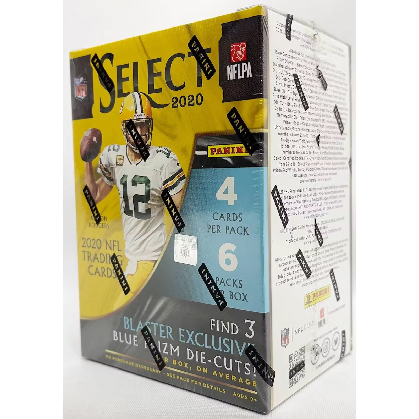 2020 Panini Select Football Blaster Box | Blue Prizm Die-Cuts (Ships Sealed Only)