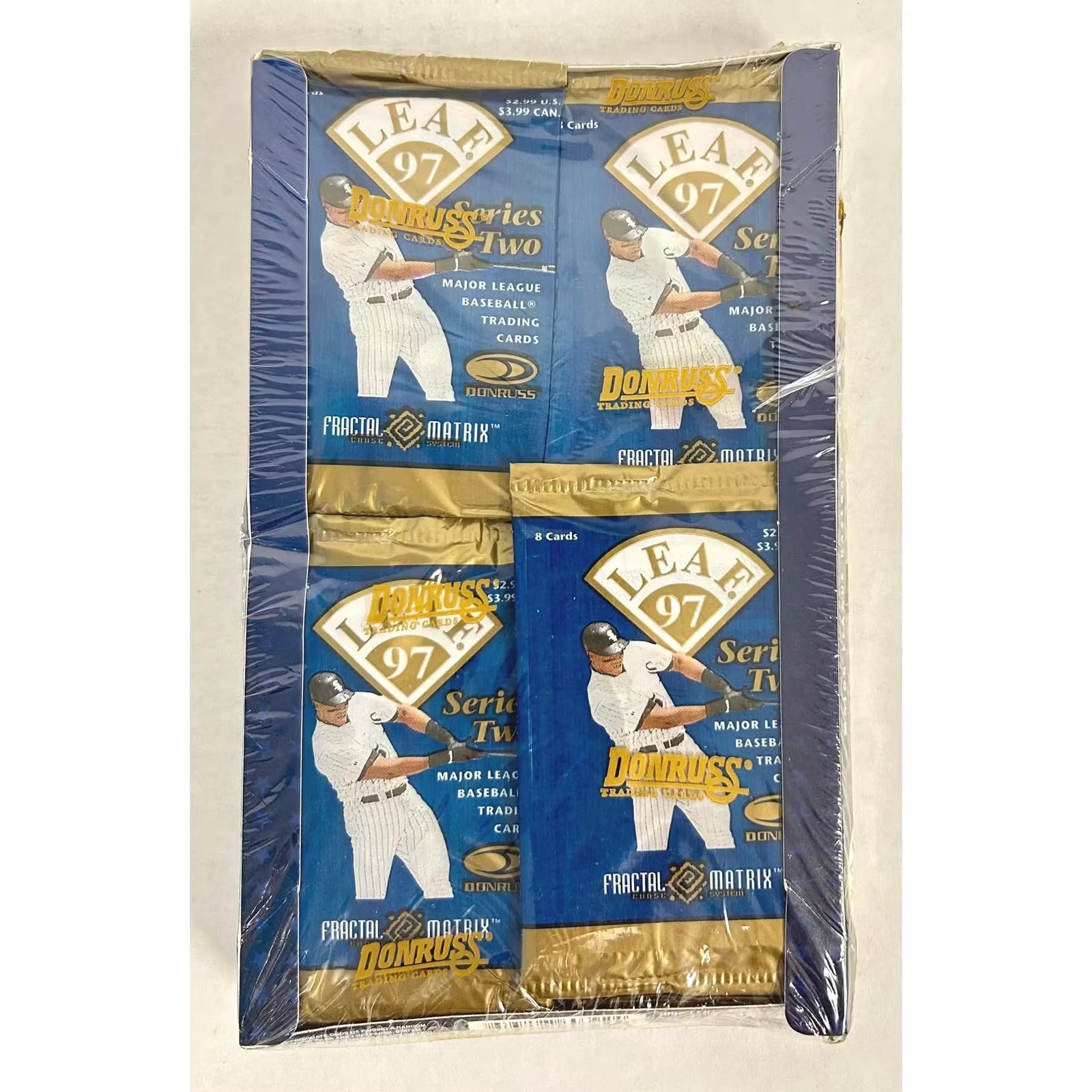 1997 Leaf Series 2 Baseball Prepriced Retail Box | 24 Packs (Ships Sealed Only)