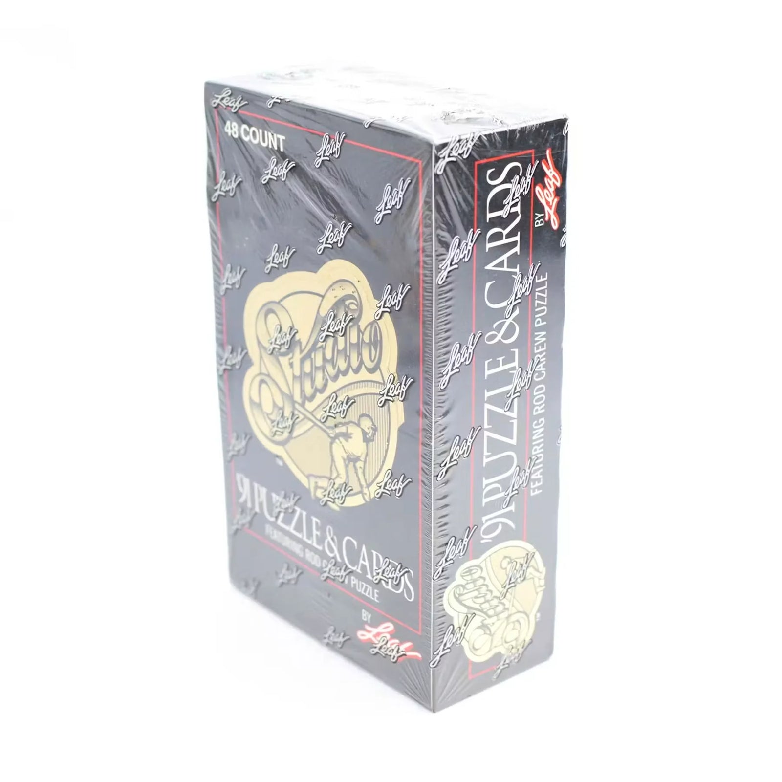 1991 Leaf Studio Baseball Wax Box | 48 Packs, 10 Cards Each (Ships Sealed Only)
