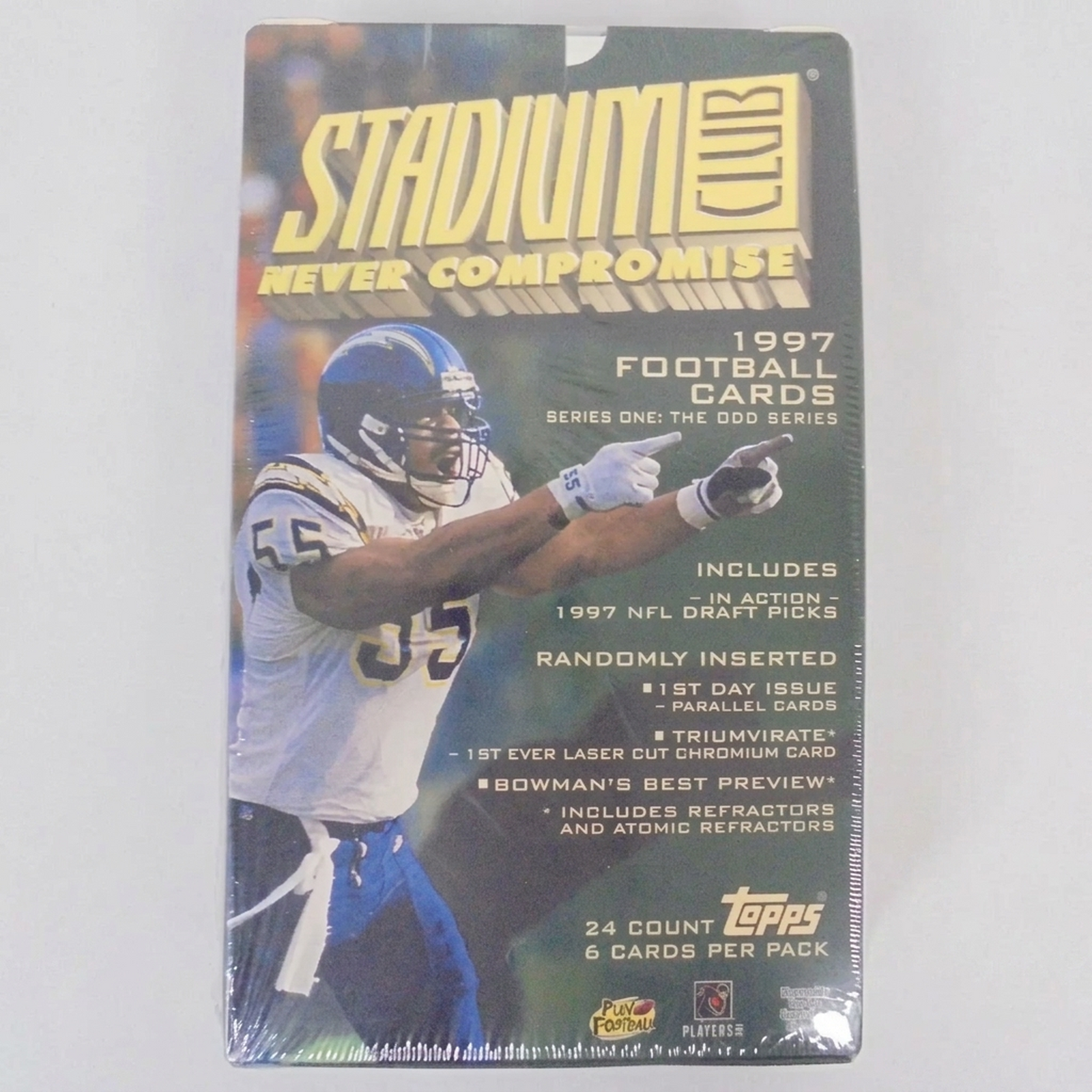 1997 Stadium Club Series 1 (Odd) Football Retail Box | Green