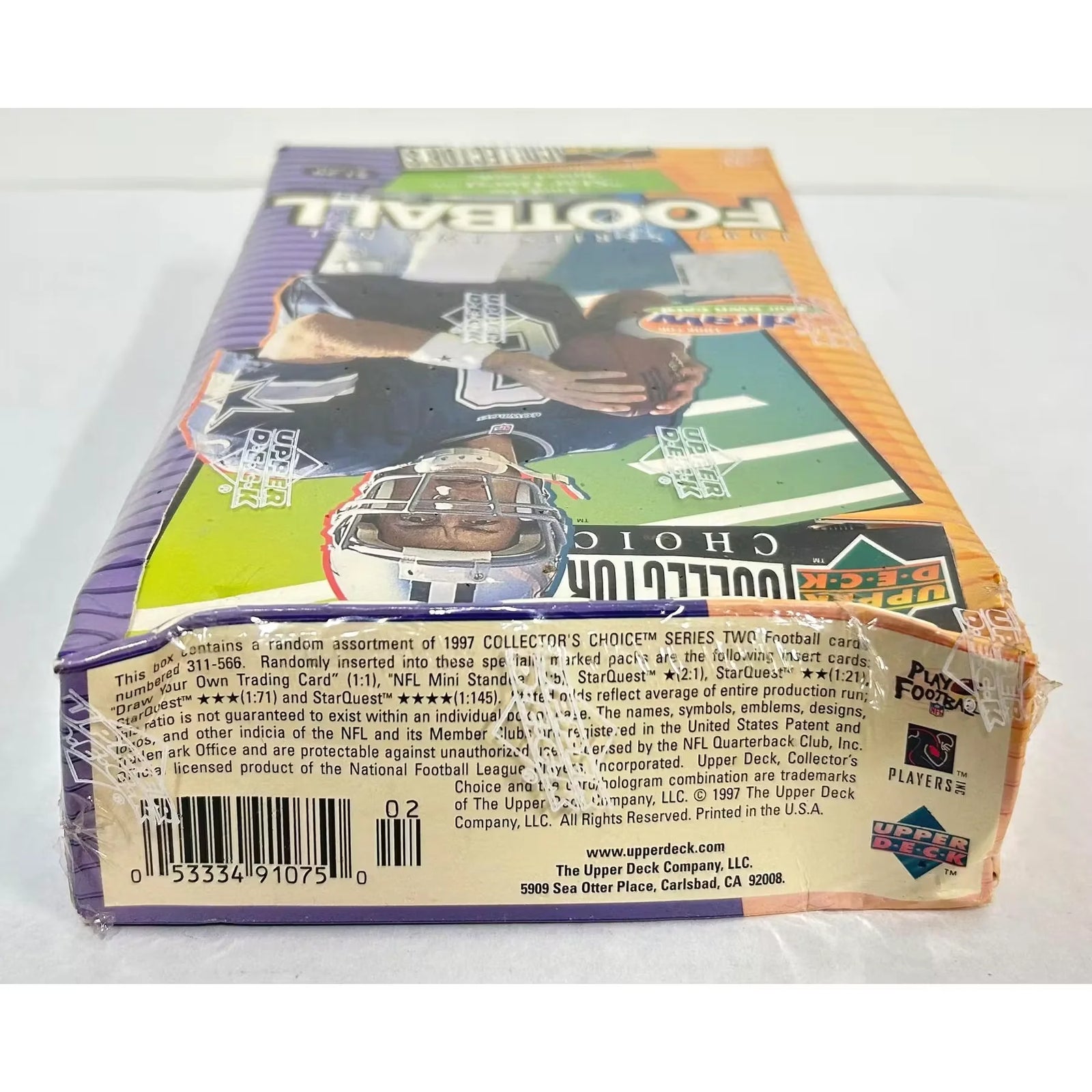 1997 Upper Deck Collector's Choice Series 2 Football Box | Damaged (Ships Sealed Only)