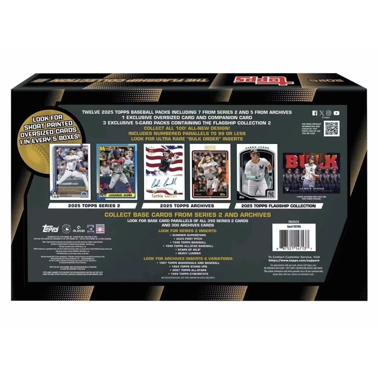 2025 Topps Baseball The Flagship Collection 2 Super Box (Ships Sealed Only)