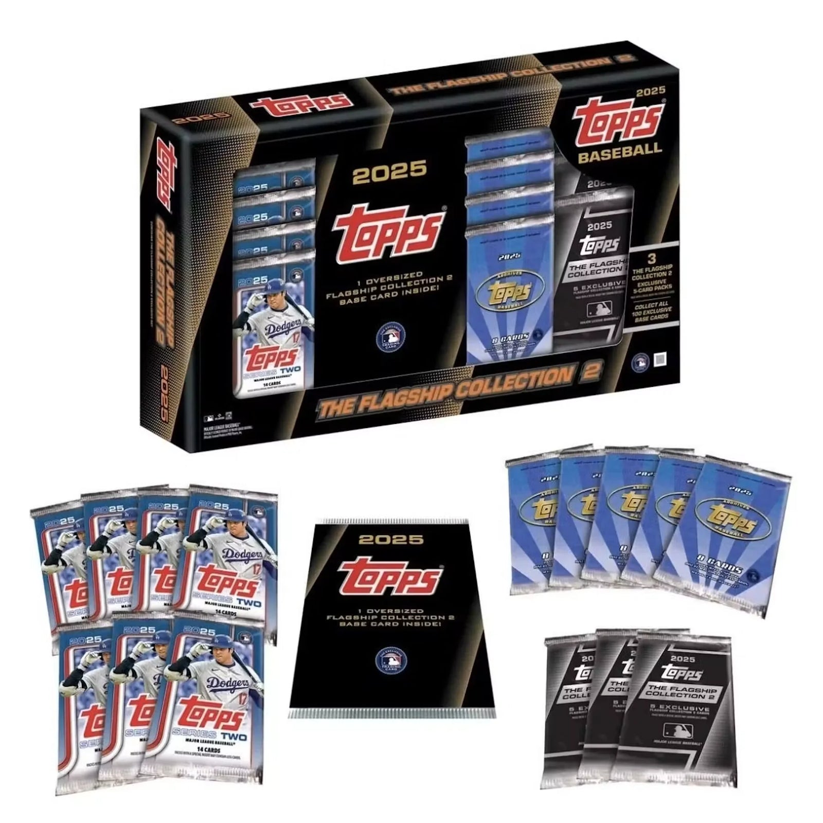 2025 Topps Baseball The Flagship Collection 2 Super Box (Ships Sealed Only)