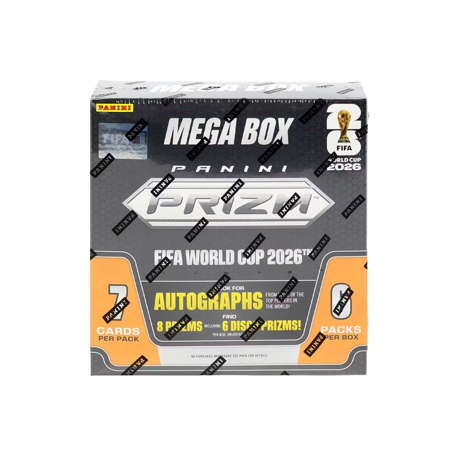2026 Panini Prizm FIFA World Cup Soccer Mega Box | Red Disco Parallels (Ships Sealed Only)