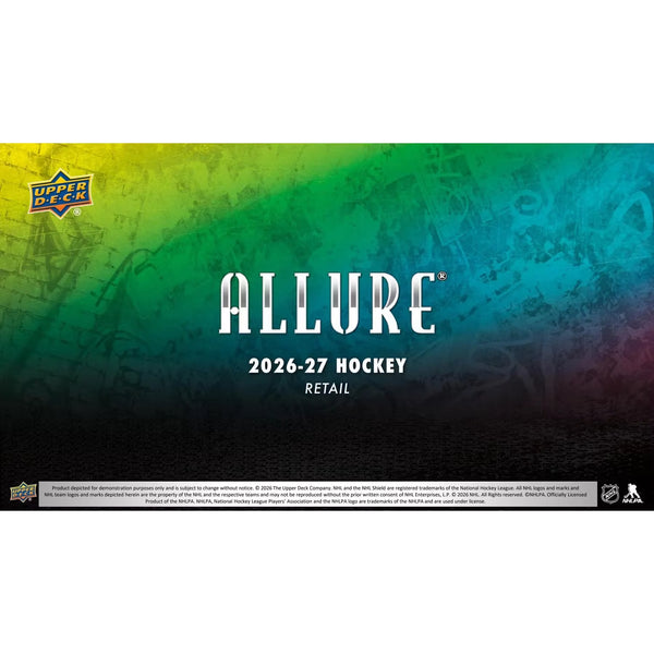2026-27 Upper Deck Allure Hockey Blaster Box | Presell (Ships Sealed Only)