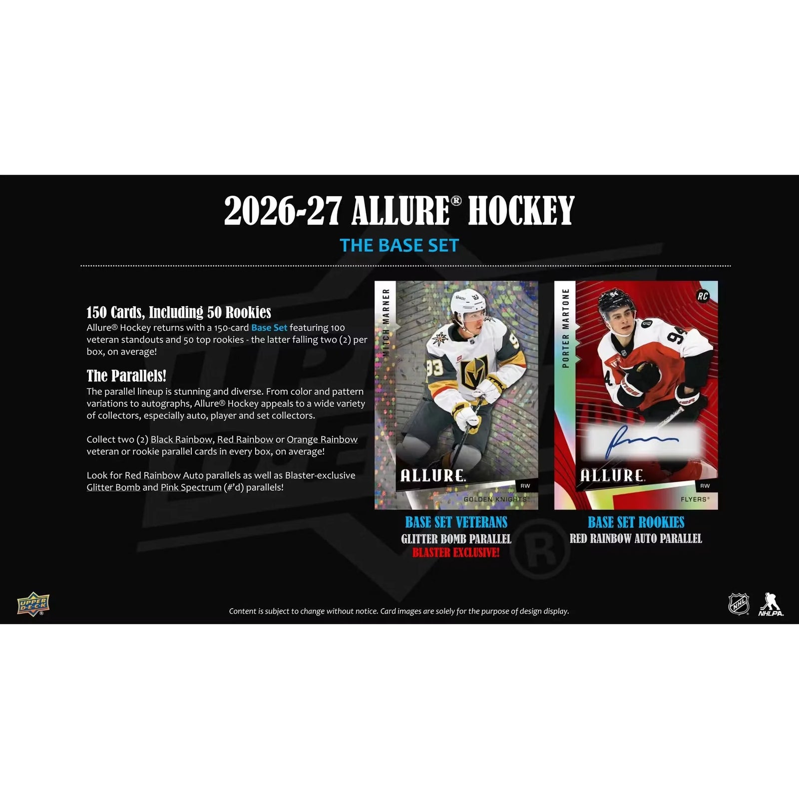 2026-27 Upper Deck Allure Hockey Blaster Box | Presell (Ships Sealed Only)