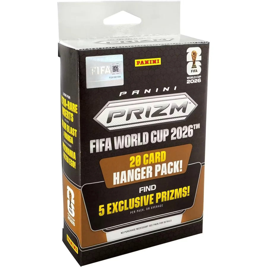 2026 Panini Prizm FIFA World Cup Soccer Hanger Box (Ships Sealed Only)