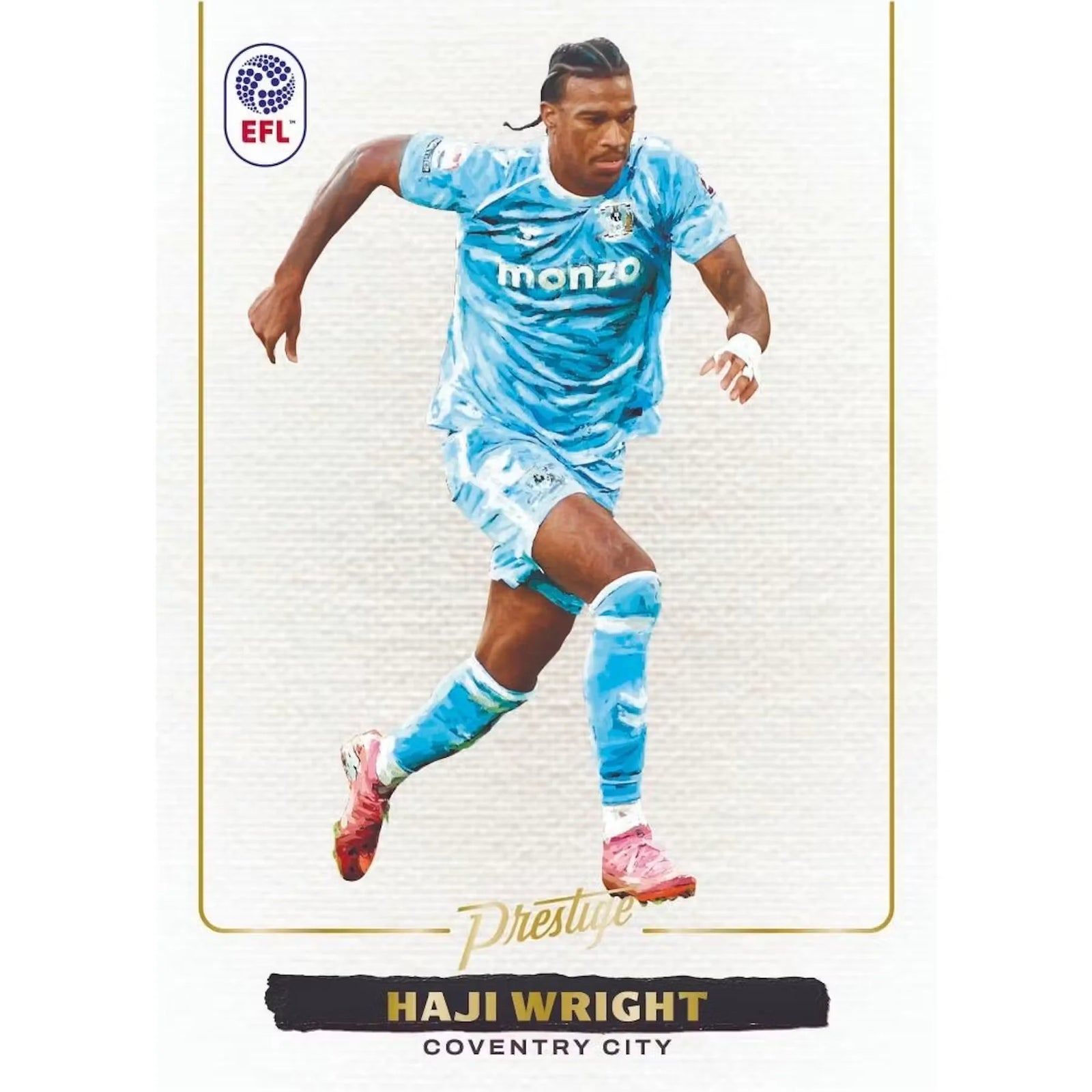 2025-26 Panini Prestige EFL Soccer International Mega Box (Ships Sealed Only)