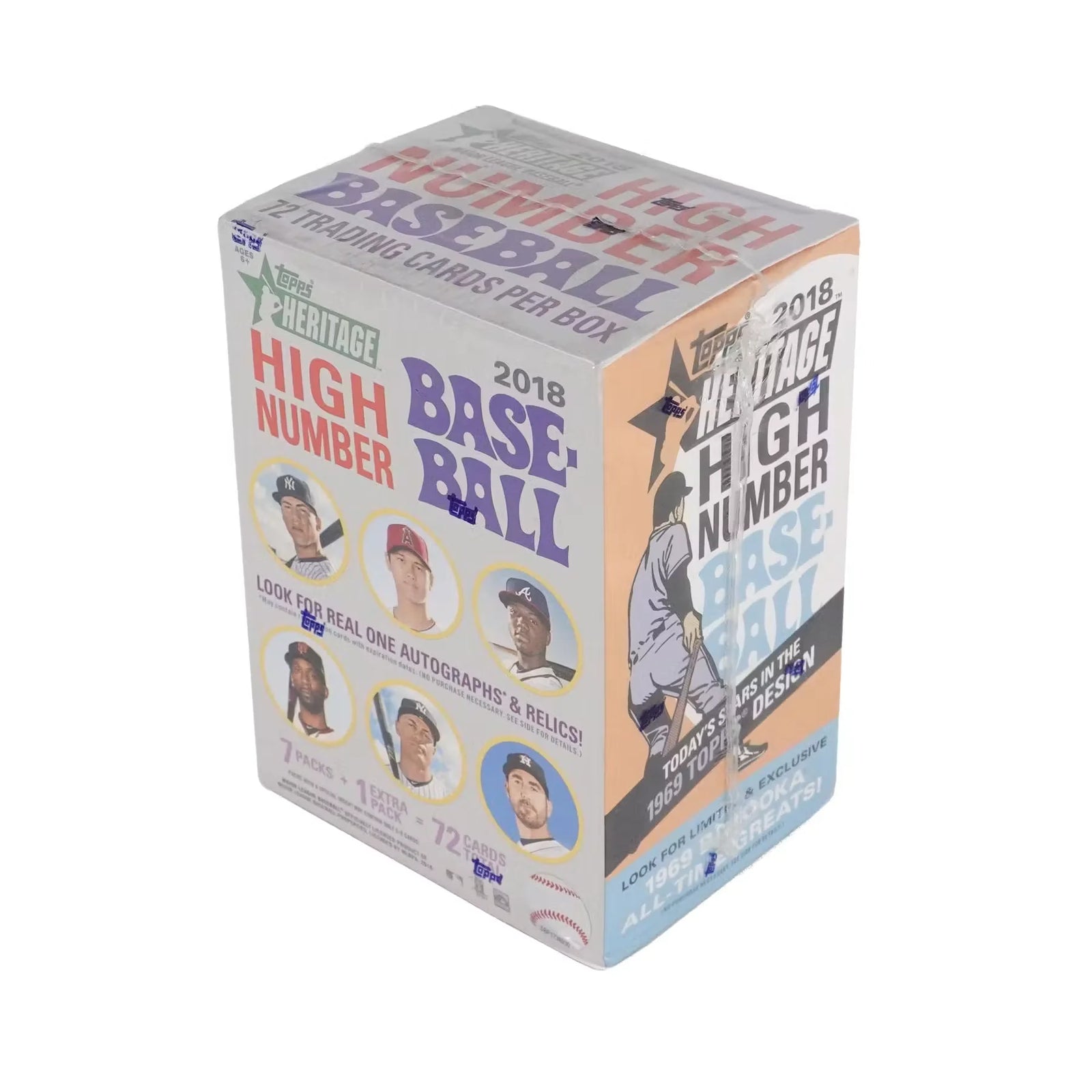 2018 Topps Heritage High Number Baseball Blaster Box (Ships Sealed Only)